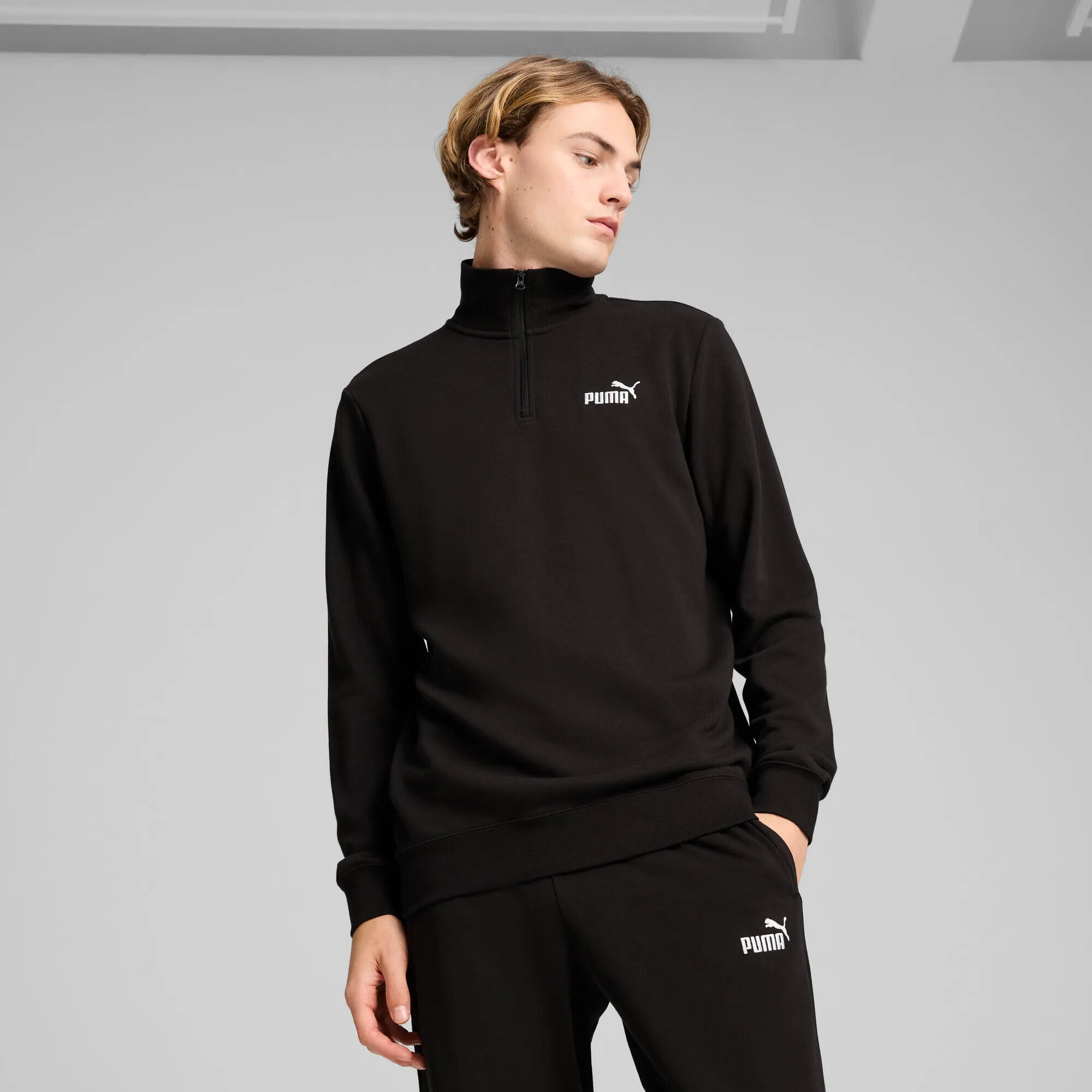 Puma Herren Langarm Shirt ESS No. 1 Logo Half-Zip TR 682630 2/9