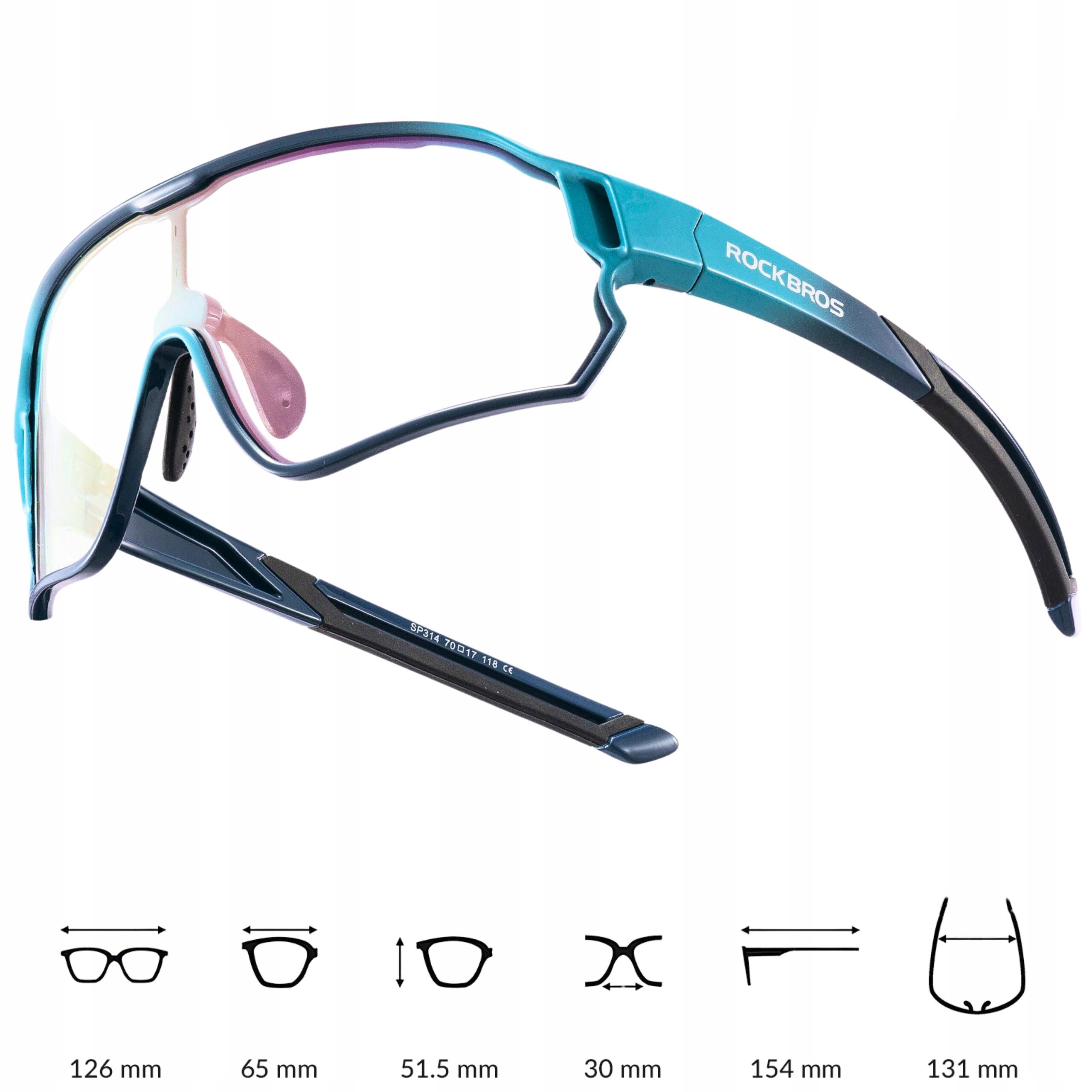 Rockbros Cycling Glasses 14110009002 Polarized UV400 for Kids 3/7