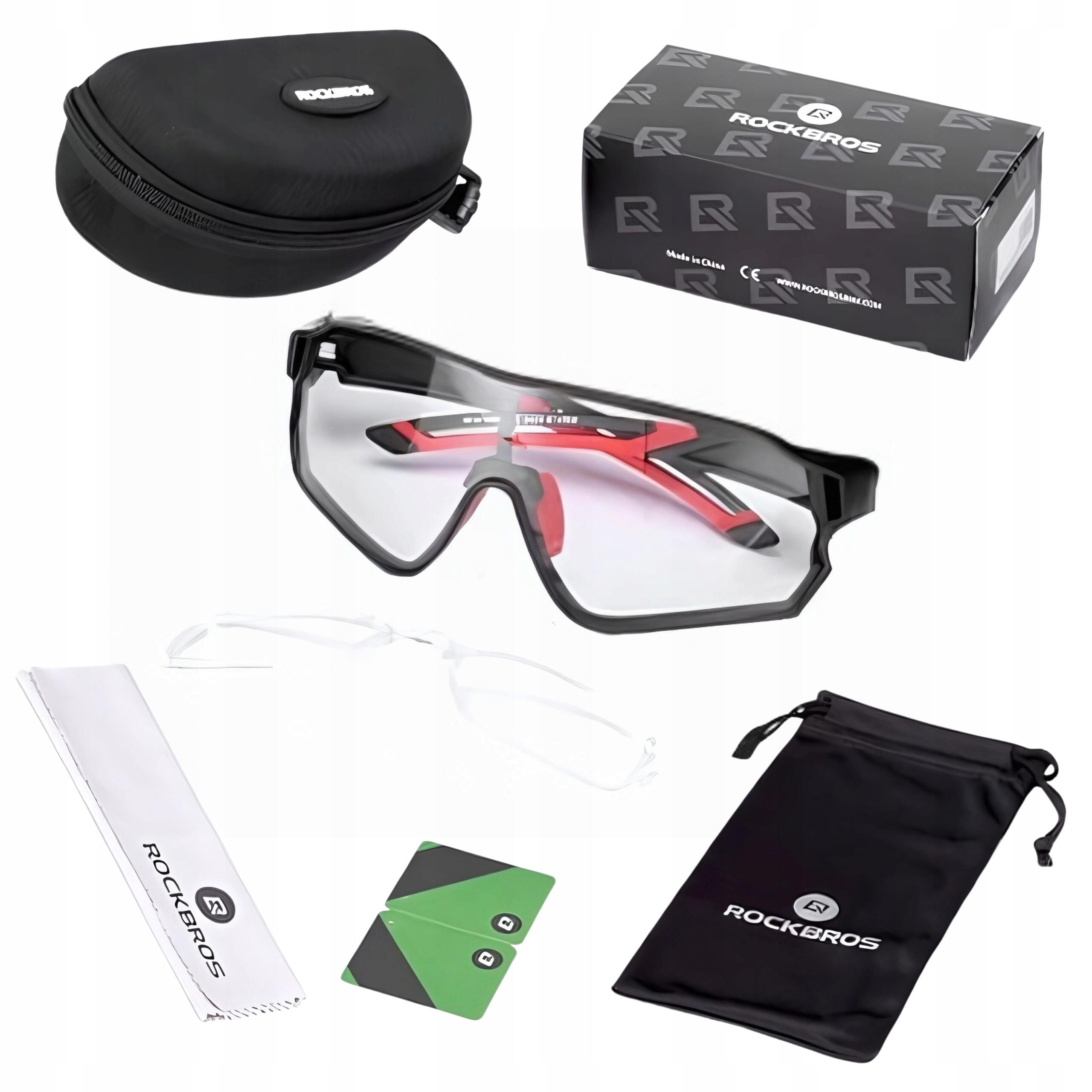 Velobrille Rockbros 157240 Schwarz Rot Unisex 2/7