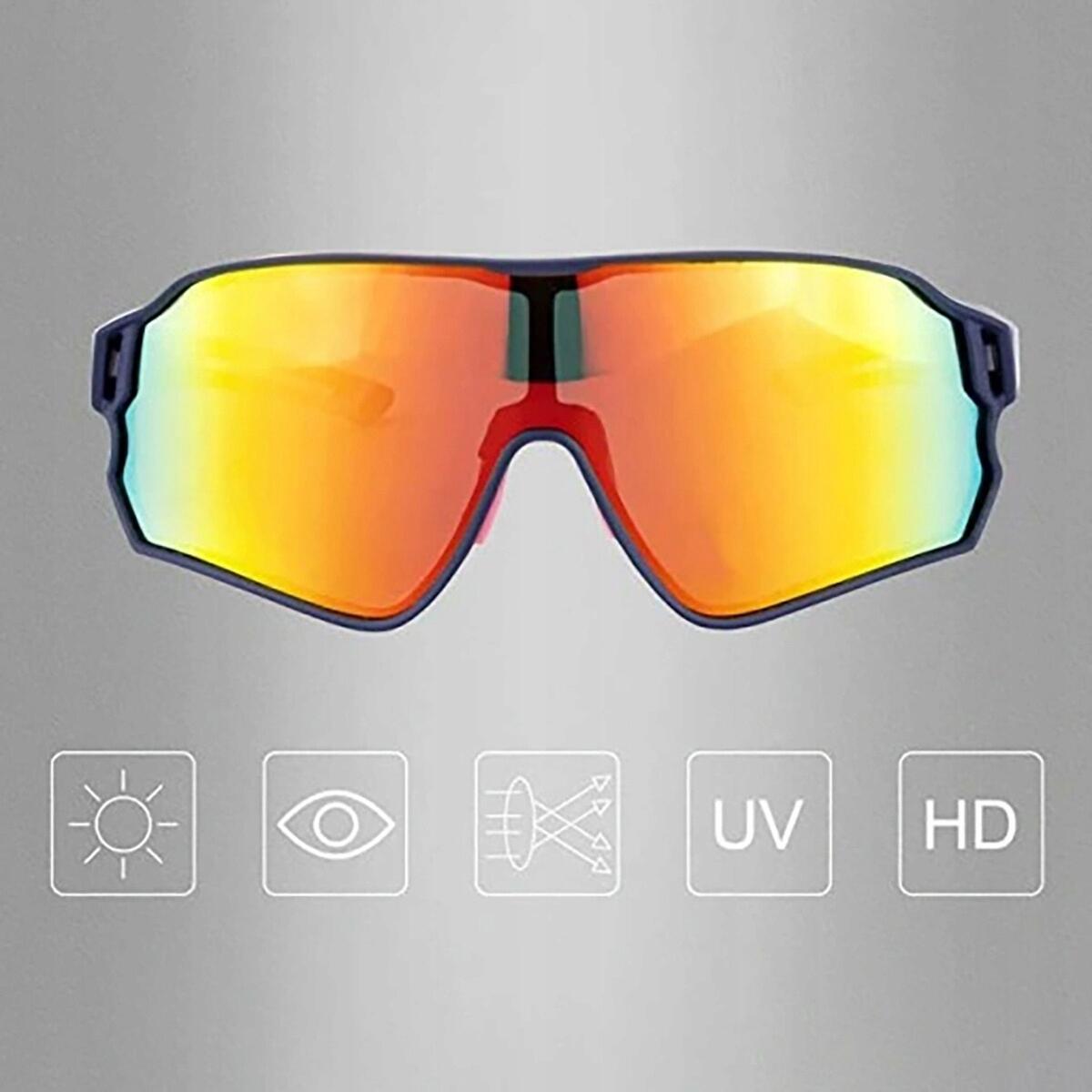 Rockbros 10134PL gafas de ciclismo polarizadas - azul 5/7