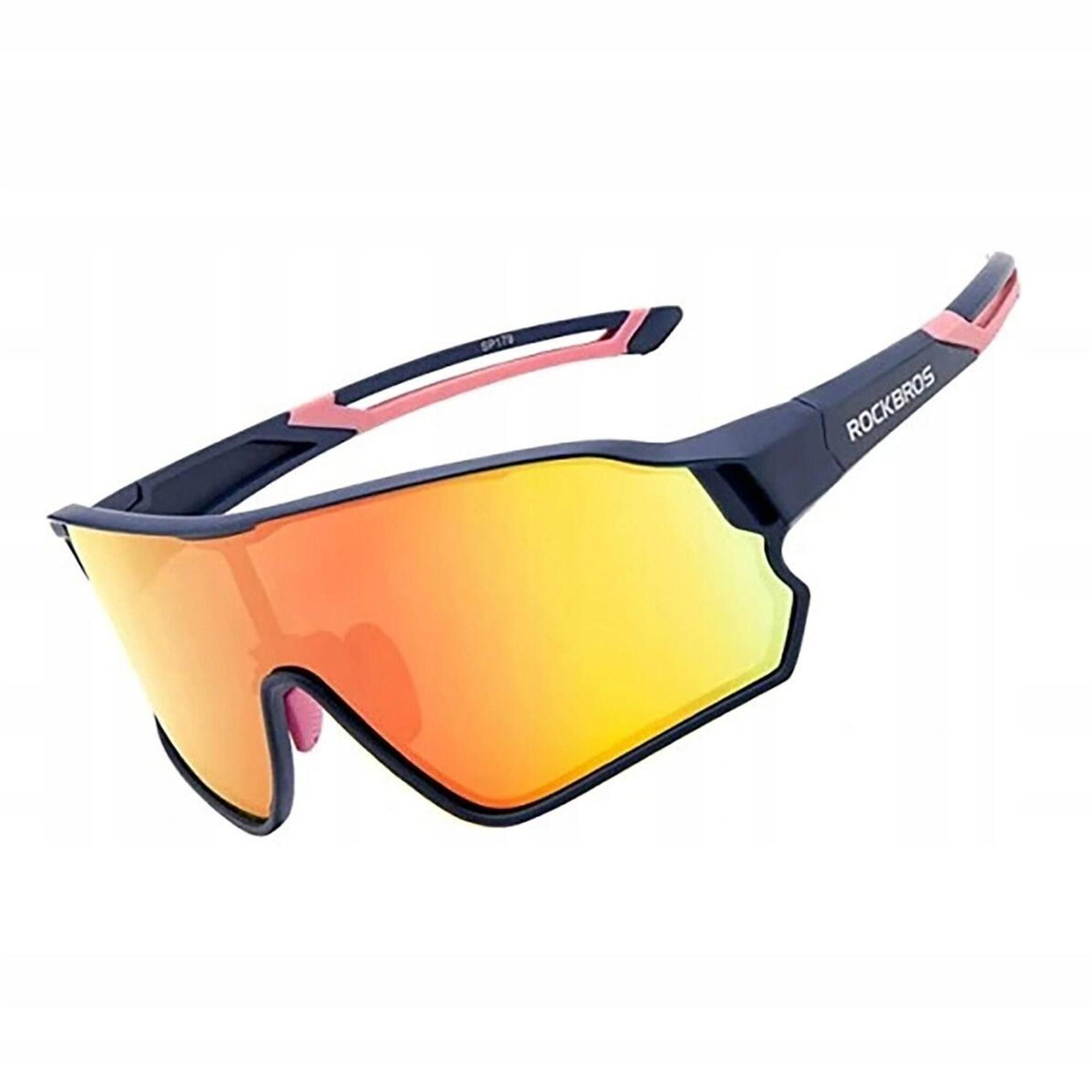 Okulary rowerowe Rockbros uv400, polaryzacja z etui