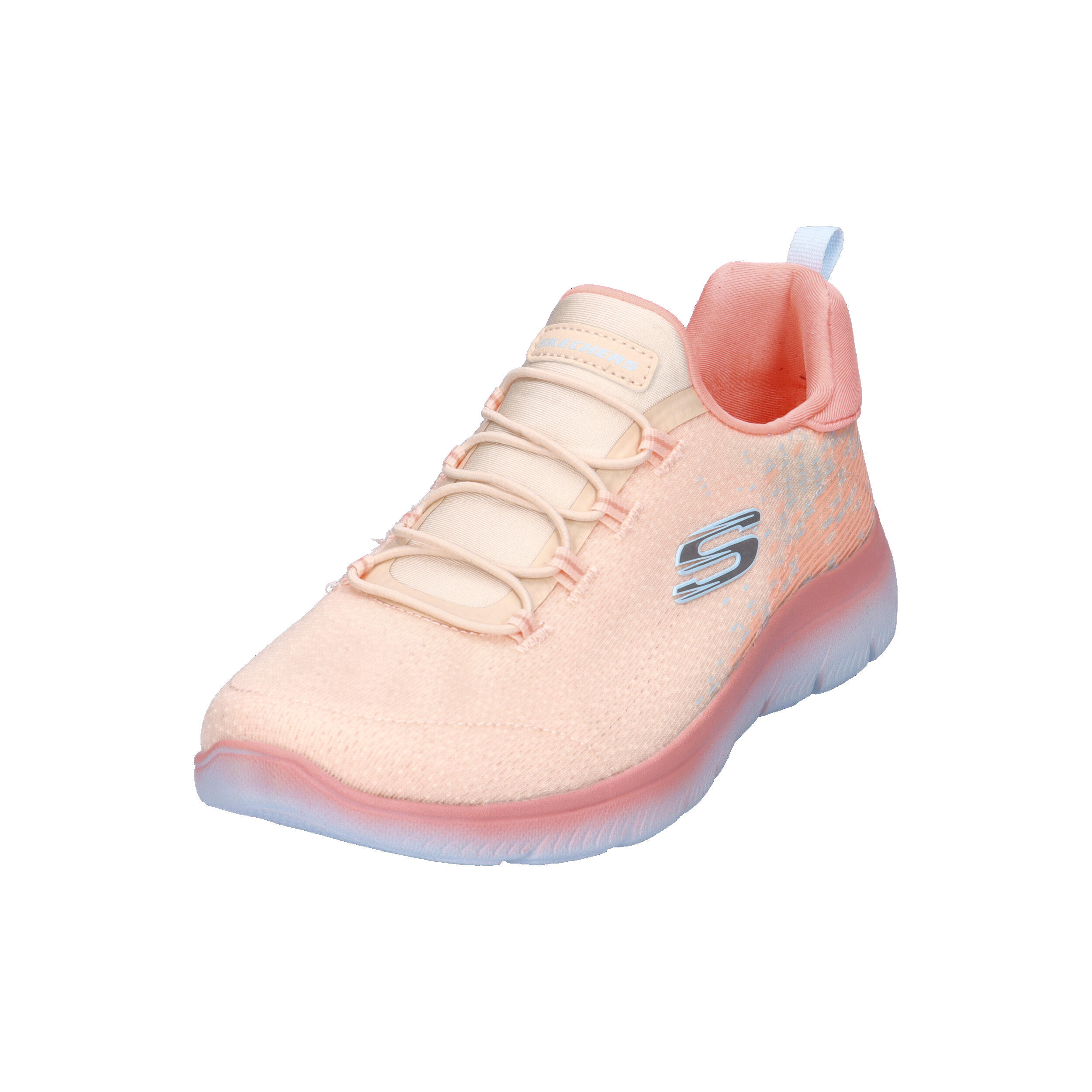 Ténis Skechers Modelo Summits Morning Glow Cor Laranja 9/10