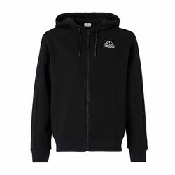 Veste à capuche manches longues homme Grifo noir