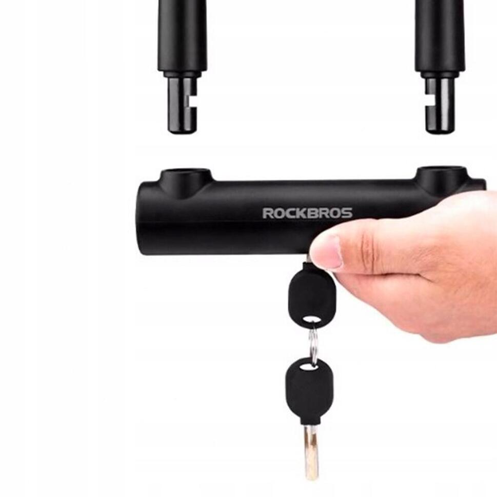 Zapięcie rowerowe Rockbros u-lock, uchwyt na ramię