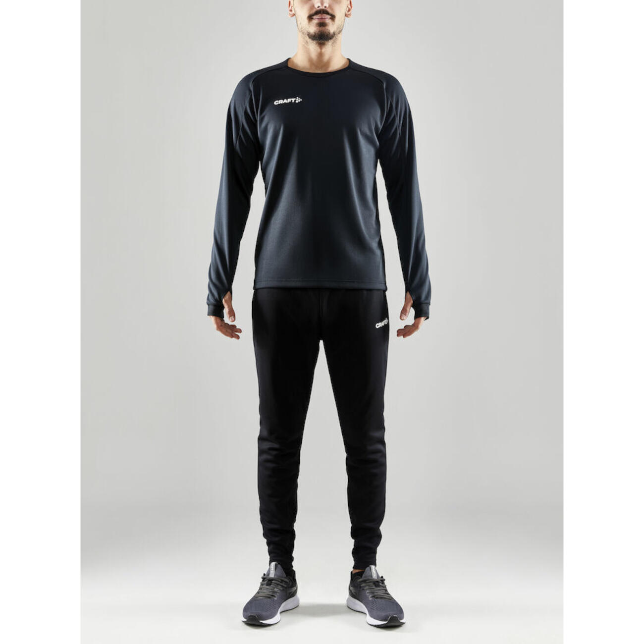 Craft Evolve Sweater Heren - Zwart. 4/4