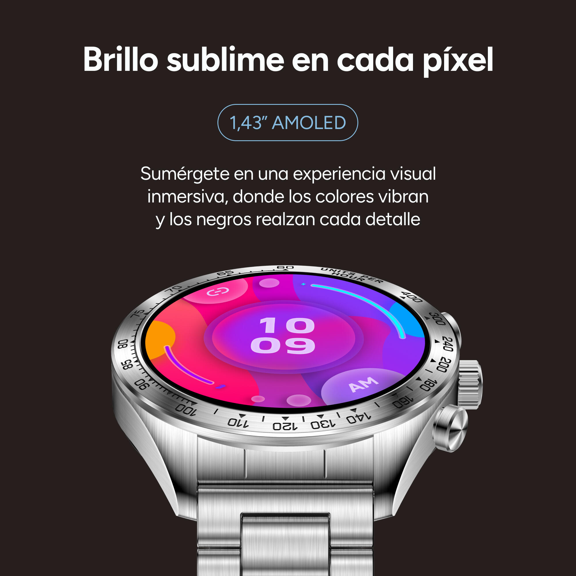 Montre connectée KSIX Elite, écran AMOLED 1,43" 3/7