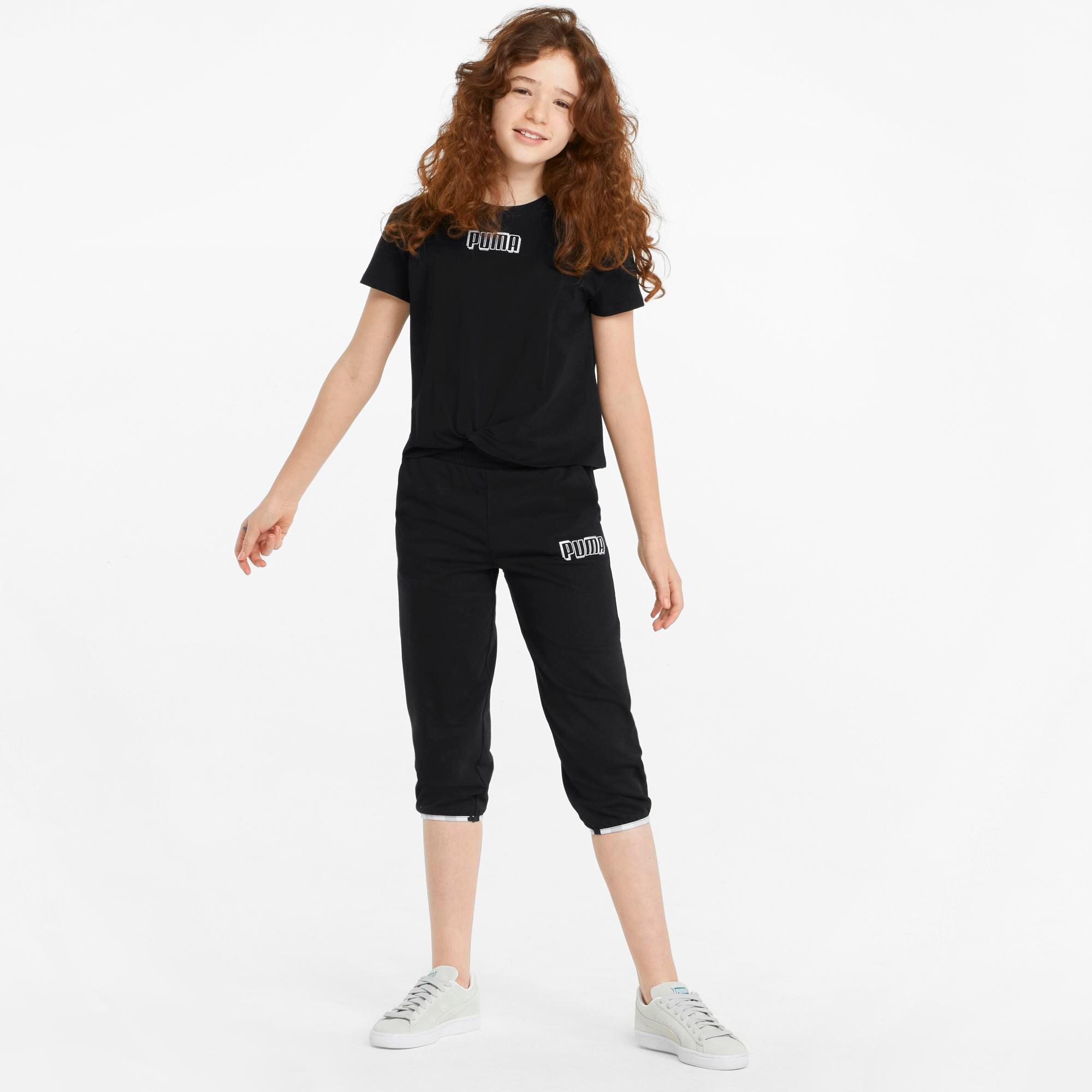 Puma Mädchen Trainingshose Alpha 3/4 Pants BT cl G 846952 4/11