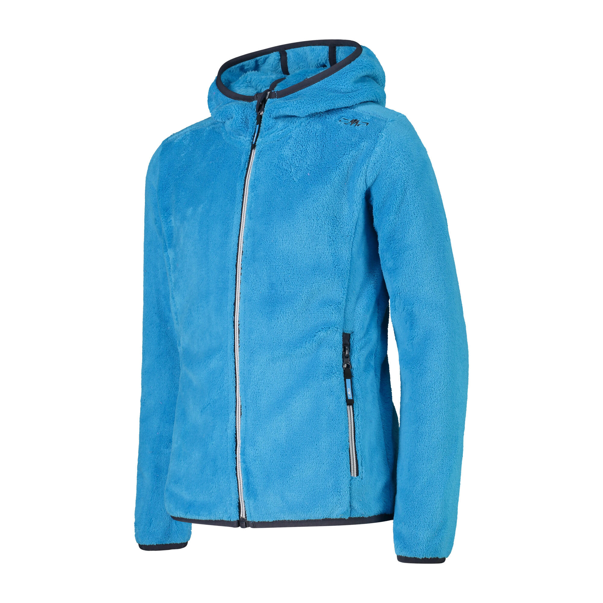 CMP Mädchen Fleecejacke Girl Jacket Fix Hood 38P1455 2/5