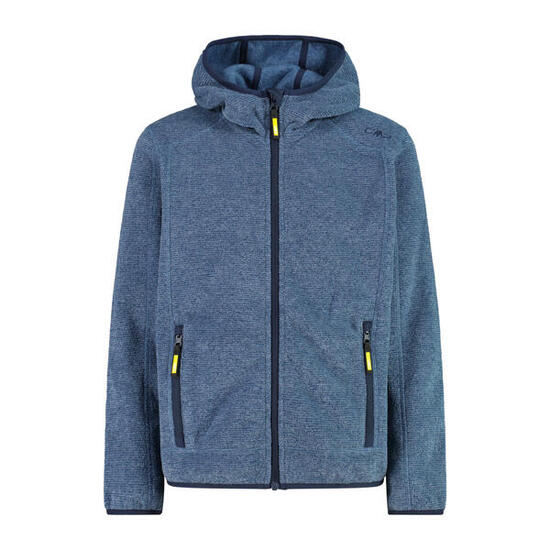 CMP Jungen Fleecejacke Kid Jacket Fix Hood 3H60844A