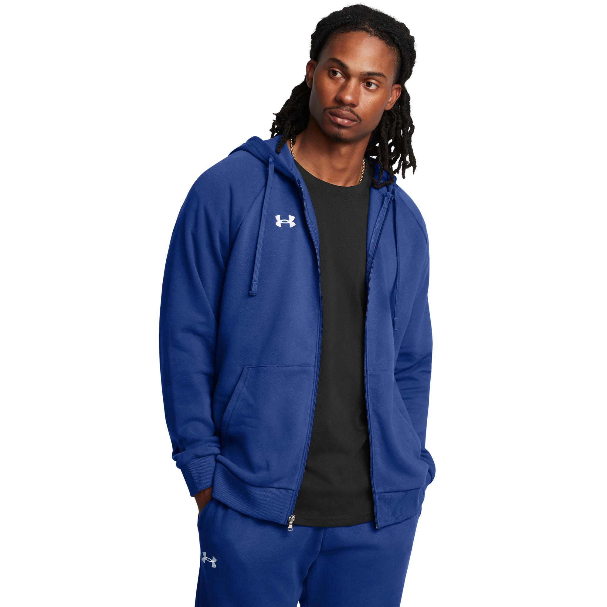 Sudadera con capucha Under armour Rival Fleece para hombre 3/4