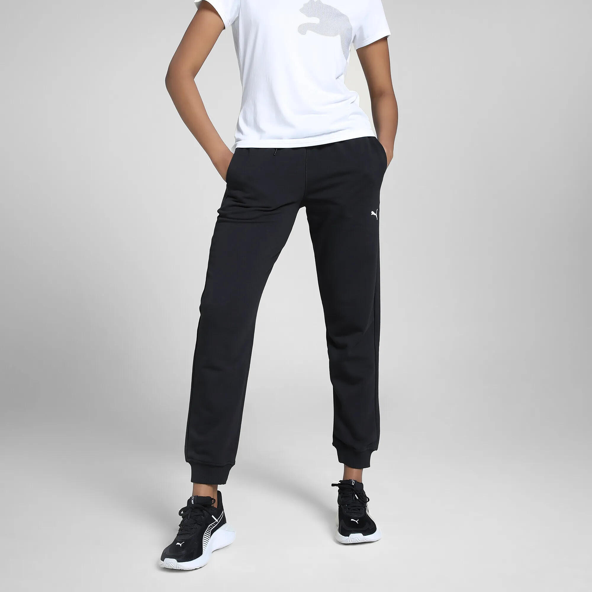 Calças treino mulher cintura ajustável Tad Essentials PUMA 3/7