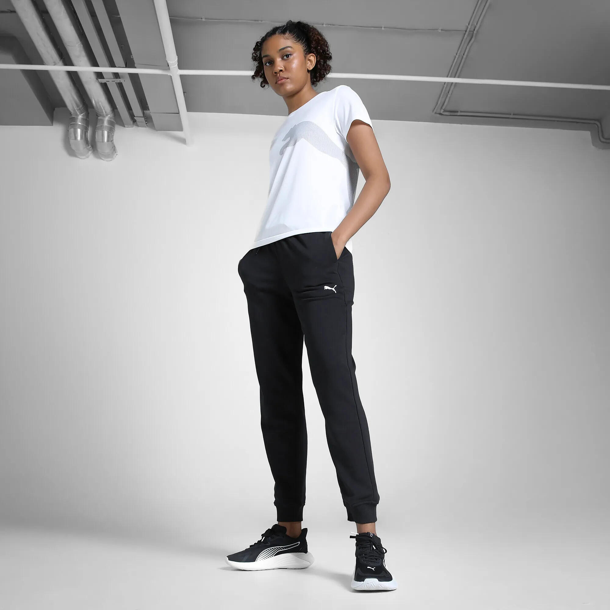 Calças treino mulher cintura ajustável Tad Essentials PUMA 7/7