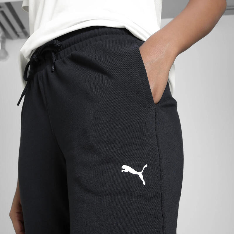 Pantalon femei talie reglabilă Tad Essentials, gri deschis PUMA