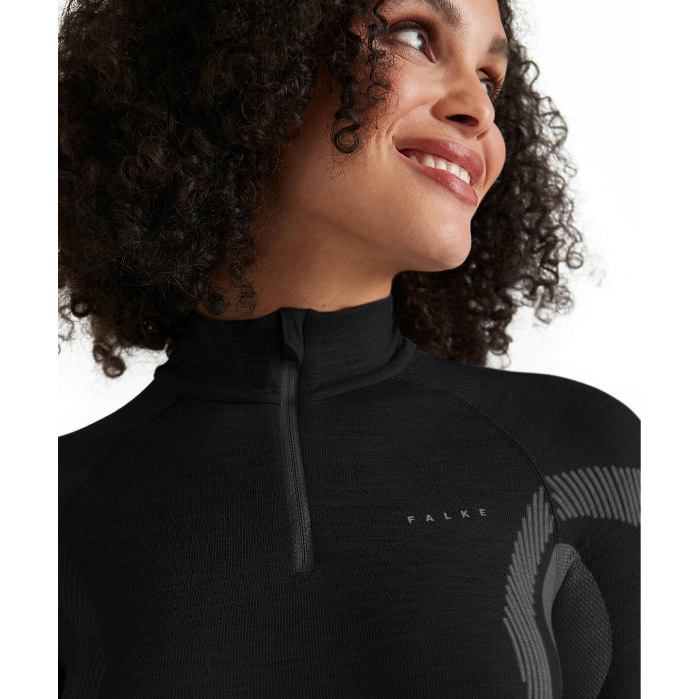 Camiseta interior de manga larga para mujer Falke Wool-Tech 3/4