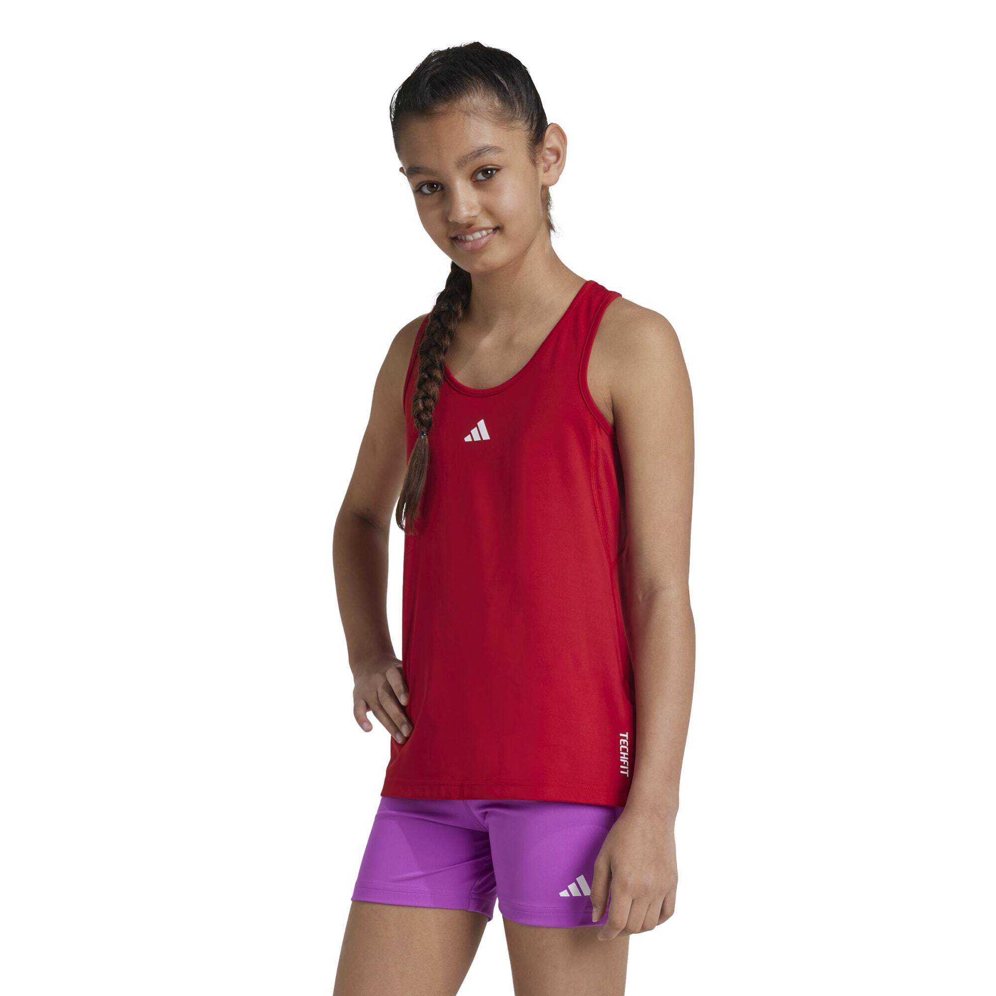 adidas Mädchen Tanktop JG Techfit Tank 4/5