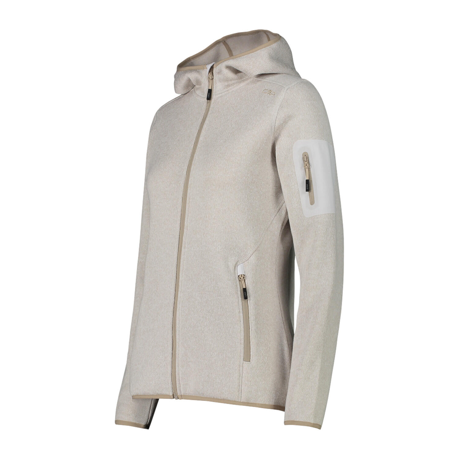 CMP Damen Jacke Knitted Melange Hoody 3H19826 2/5