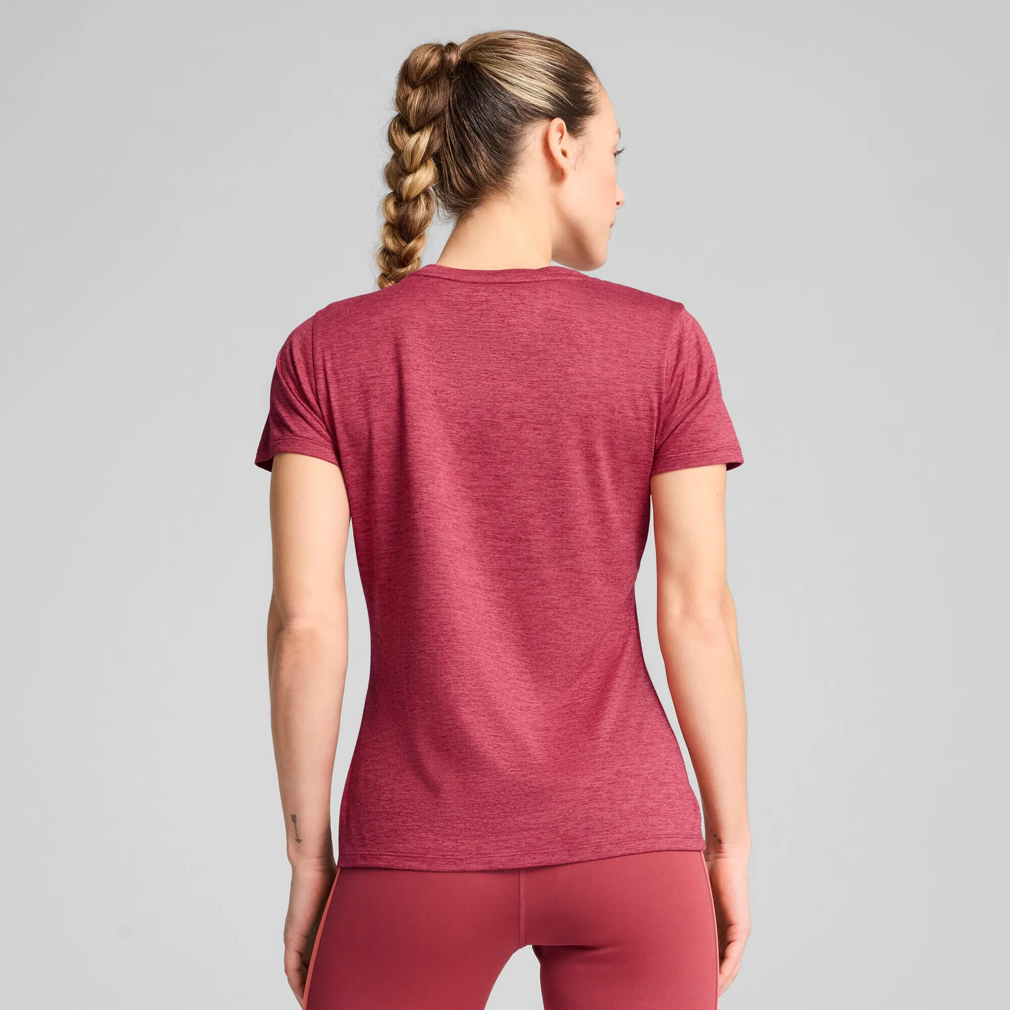 Puma Damen T-Shirt TAD ESSENTIAL Heather Logo Tee 525893 3/9