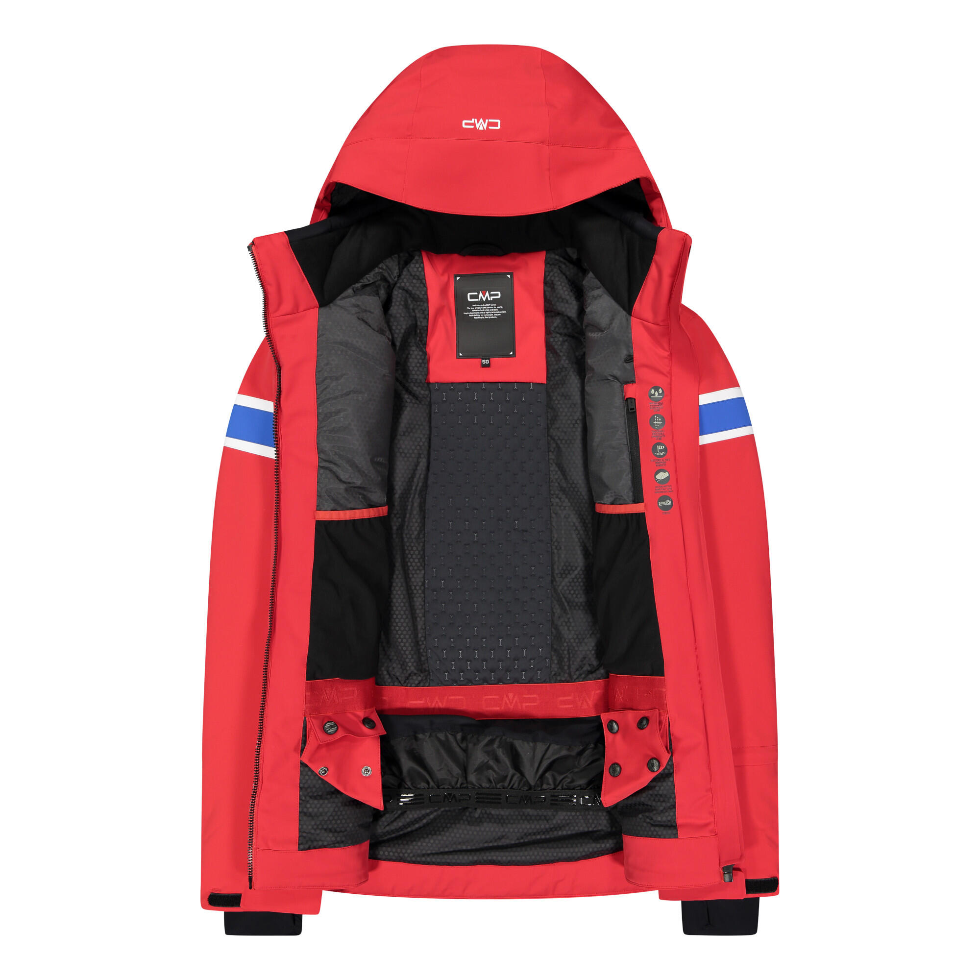 CMP Herren Skijacke Man Zip Hood Jacket 32W0177 7/7