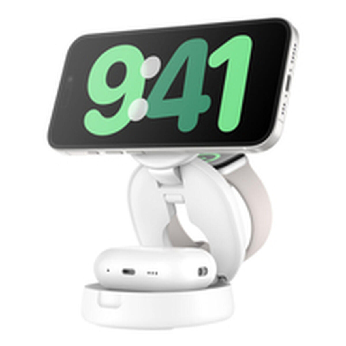 Caricabatterie Senza Fili BELKIN WIZ034KQWH Bianco 5/5