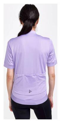 Dames Craft Core Essence Regular Fit Lavendel fietstrui met korte mouwen 2/4