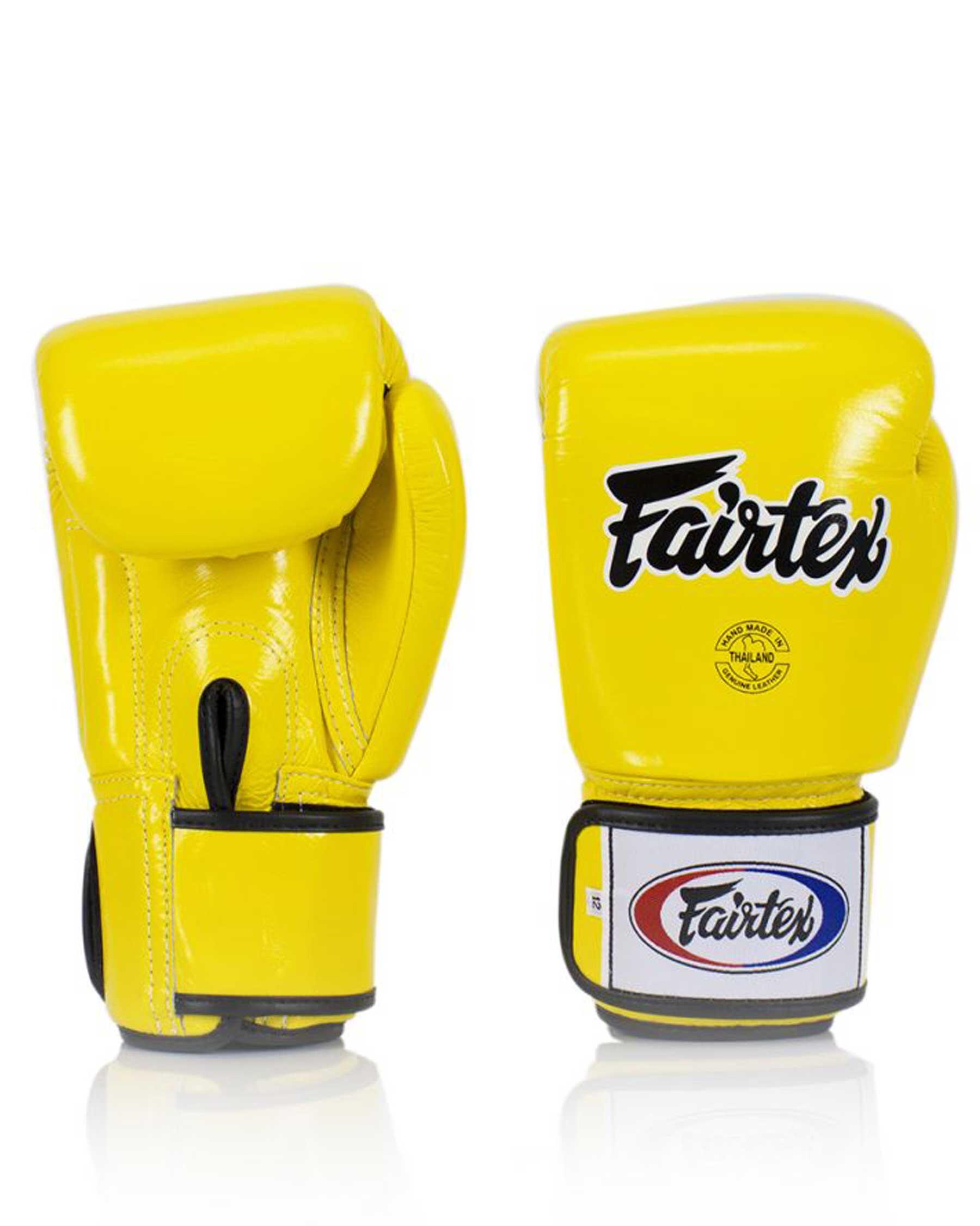 Fairtex BGV1 Tight-Fit Boxhandschuhe 16 oz gelb 2/3