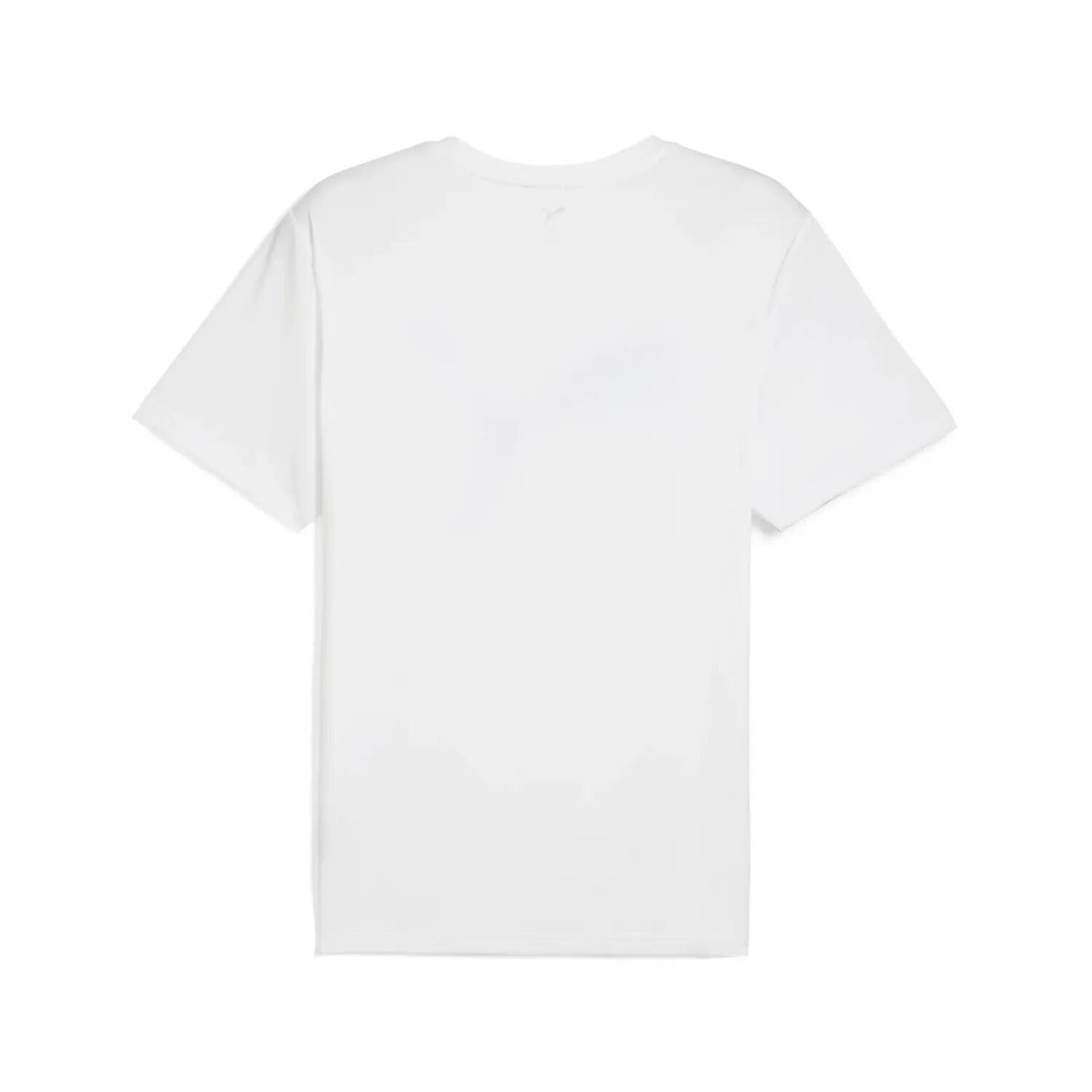 T-Shirt Puma M Tad Essentials Solid Cat Tee, Weiß, Herren 6/9