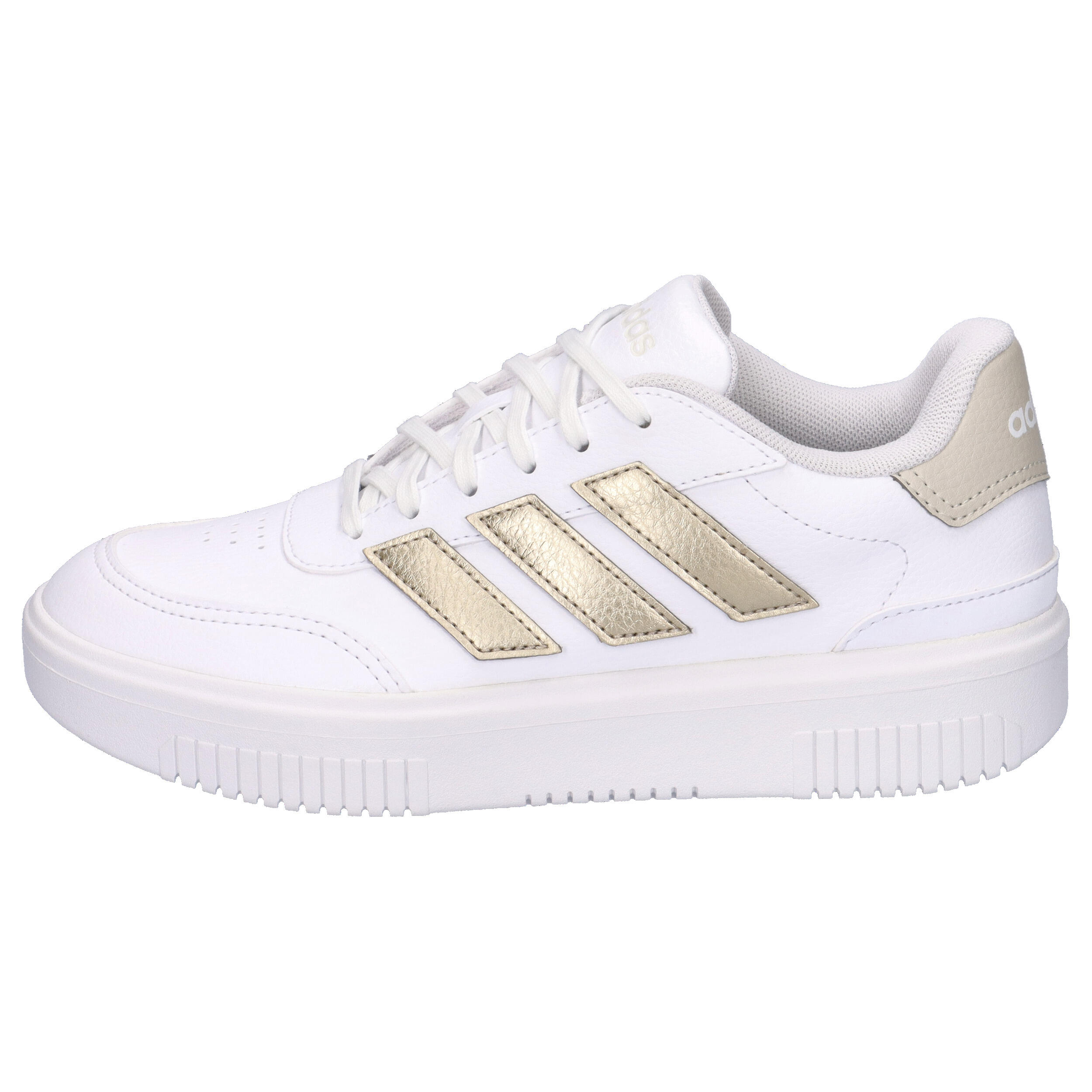 Sneaker Adidas Courtblock Bold Donna - Bianco Oro Eleganti 2/7
