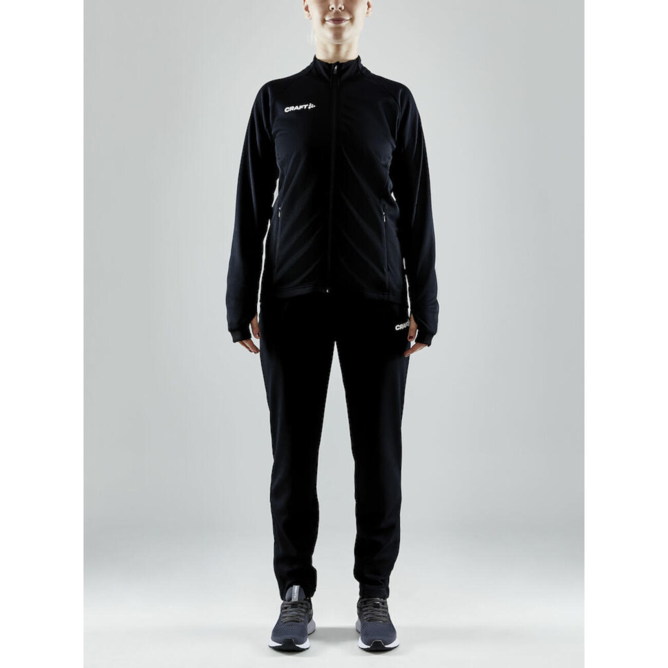 Craft Evolve Top Full Zip Dames - Zwart 5/5