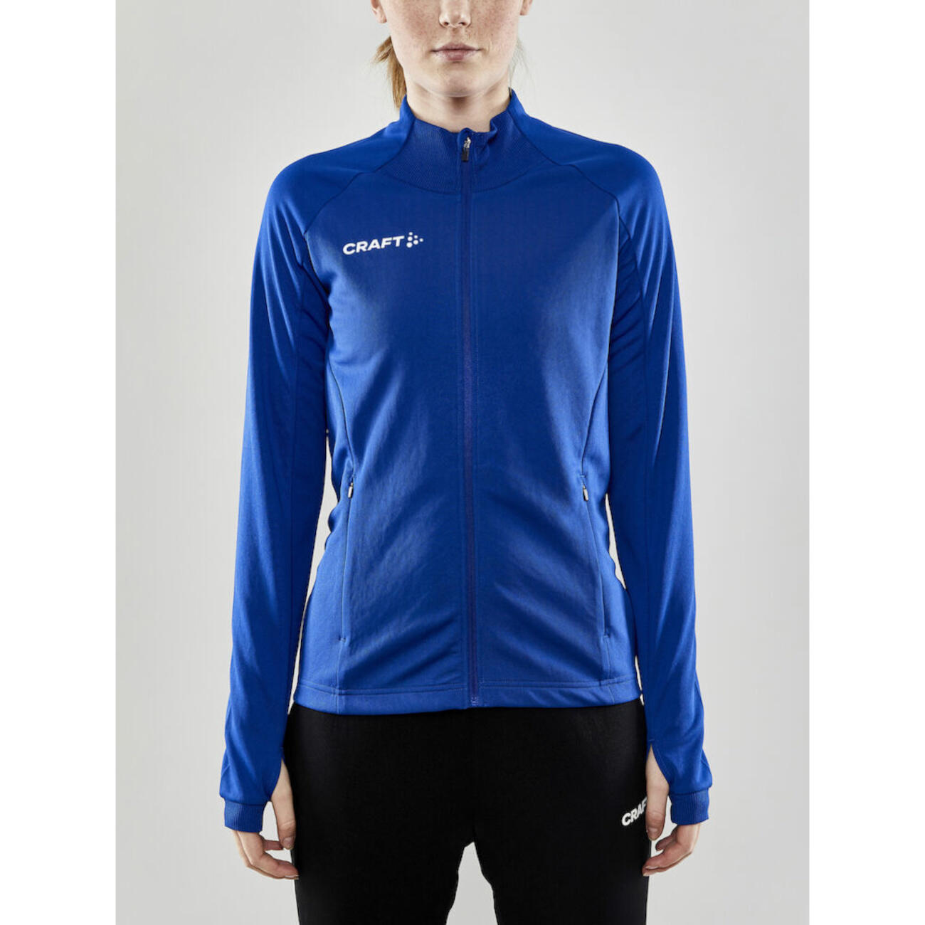 Craft Evolve Top Full Zip Femme - Royal 3/5