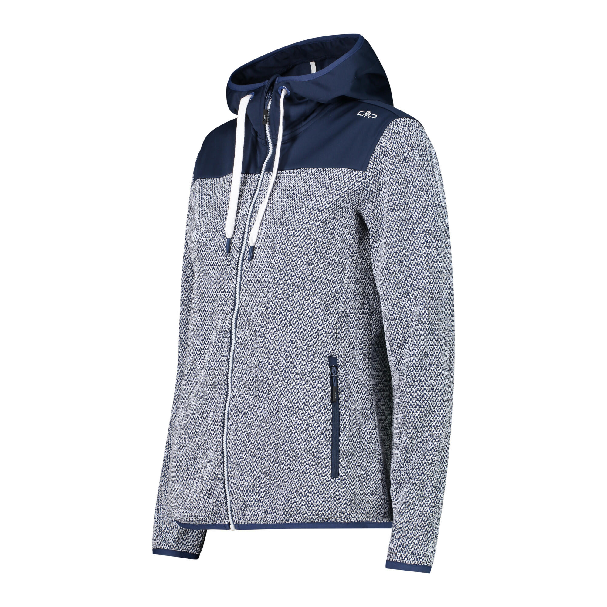 Pile donna con cappuccio e zip CMP 3/3
