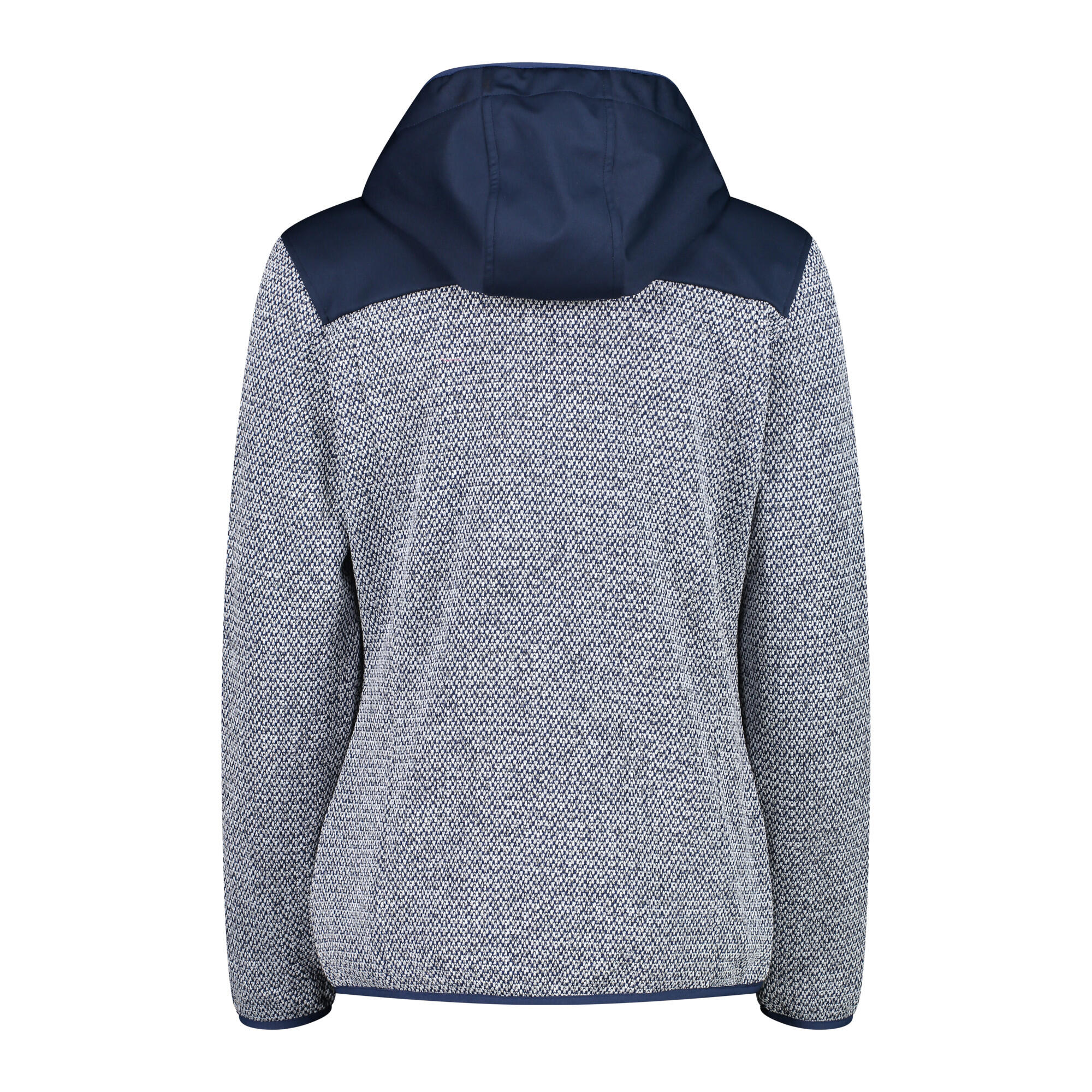 Pile donna con cappuccio e zip CMP 2/3