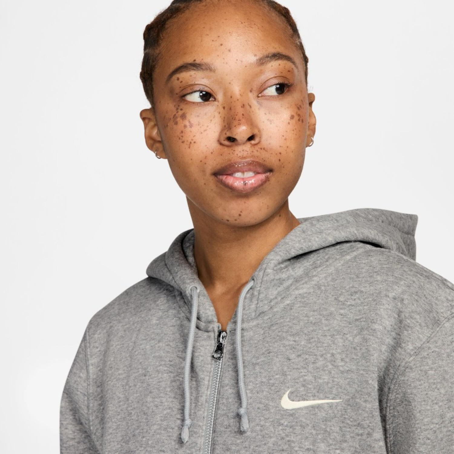 Nike Damen Kapuzenjacke Sportswear Phoenix Fleece HJ0995 3/4