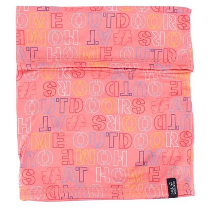 Accessoires Real Stuff Print Loop Tube Neck Warmer in Pink