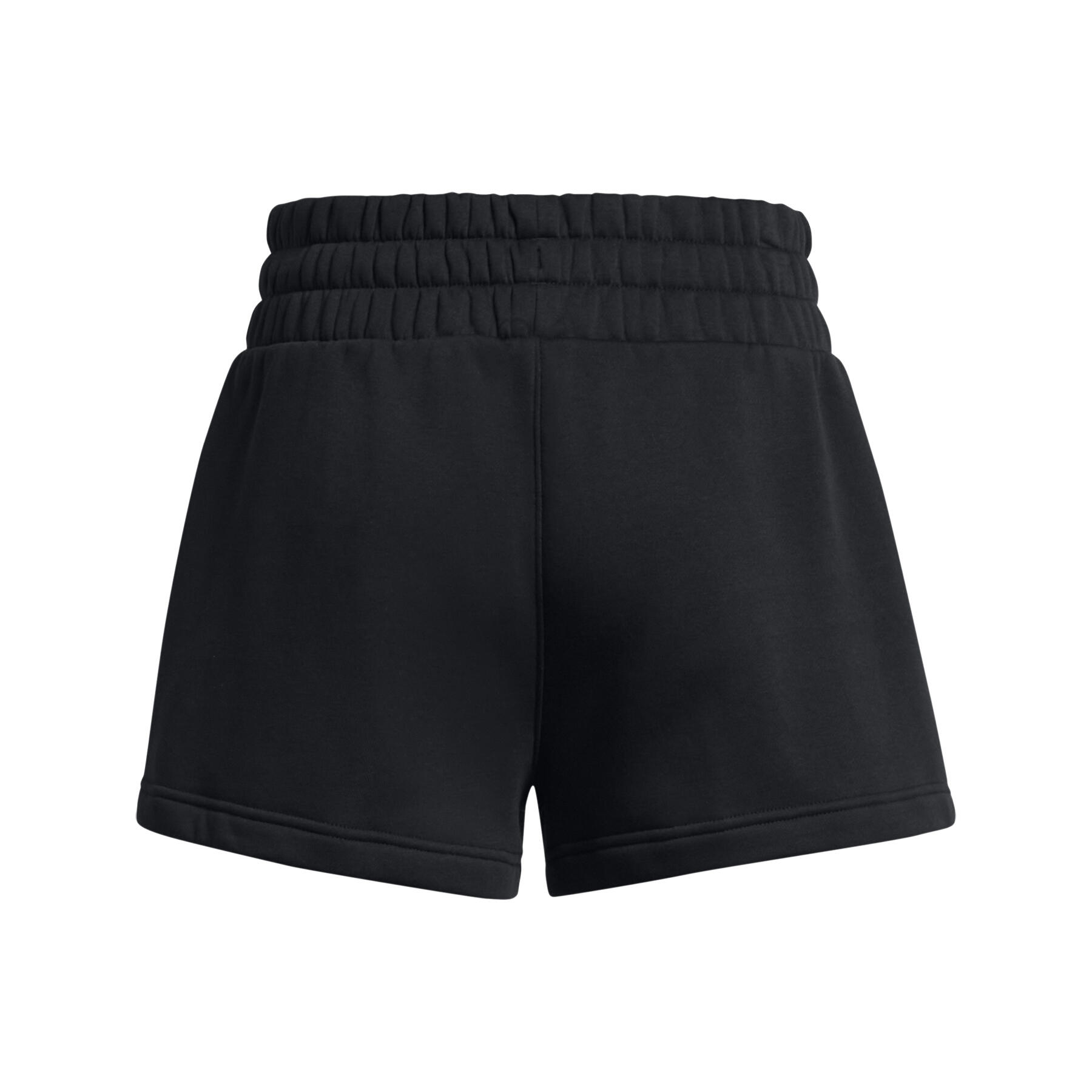 Shorts femme Under Armour Icon Fleece noir 2/6