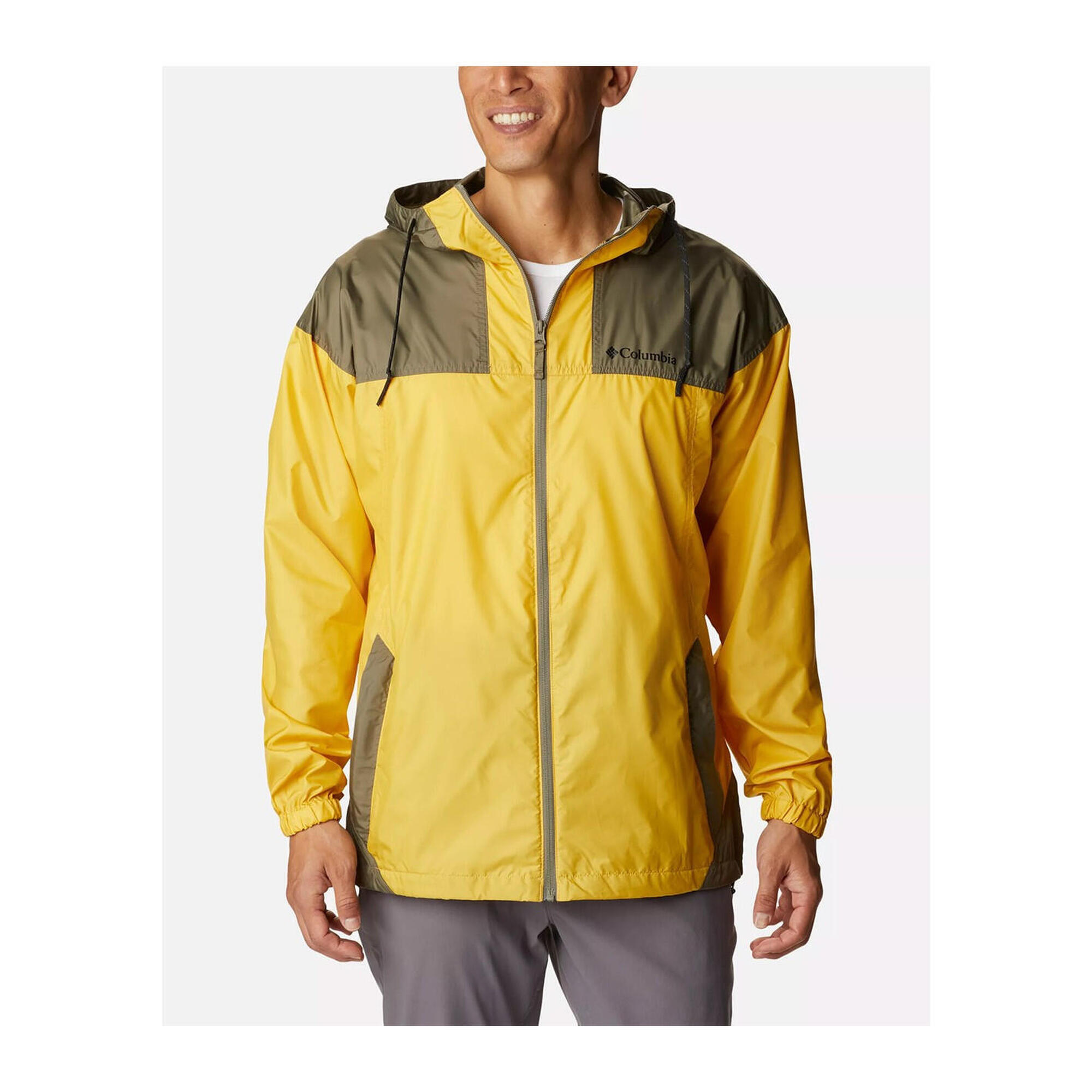 Columbia - Coupe-vent Columbia Flash Challenger - Veste - Jaune - Decathlon