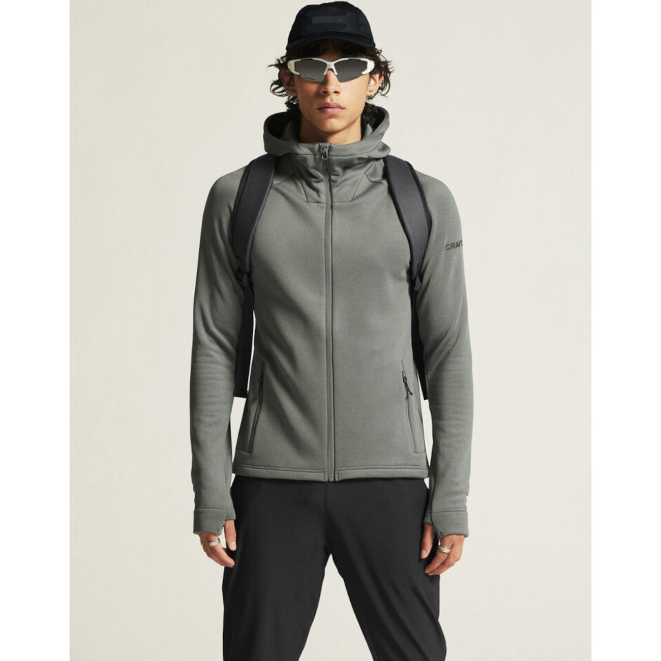 Craft Herren Fleecejacke ADV Explore Power Fleece Hood Jkt M 1915240 4/4