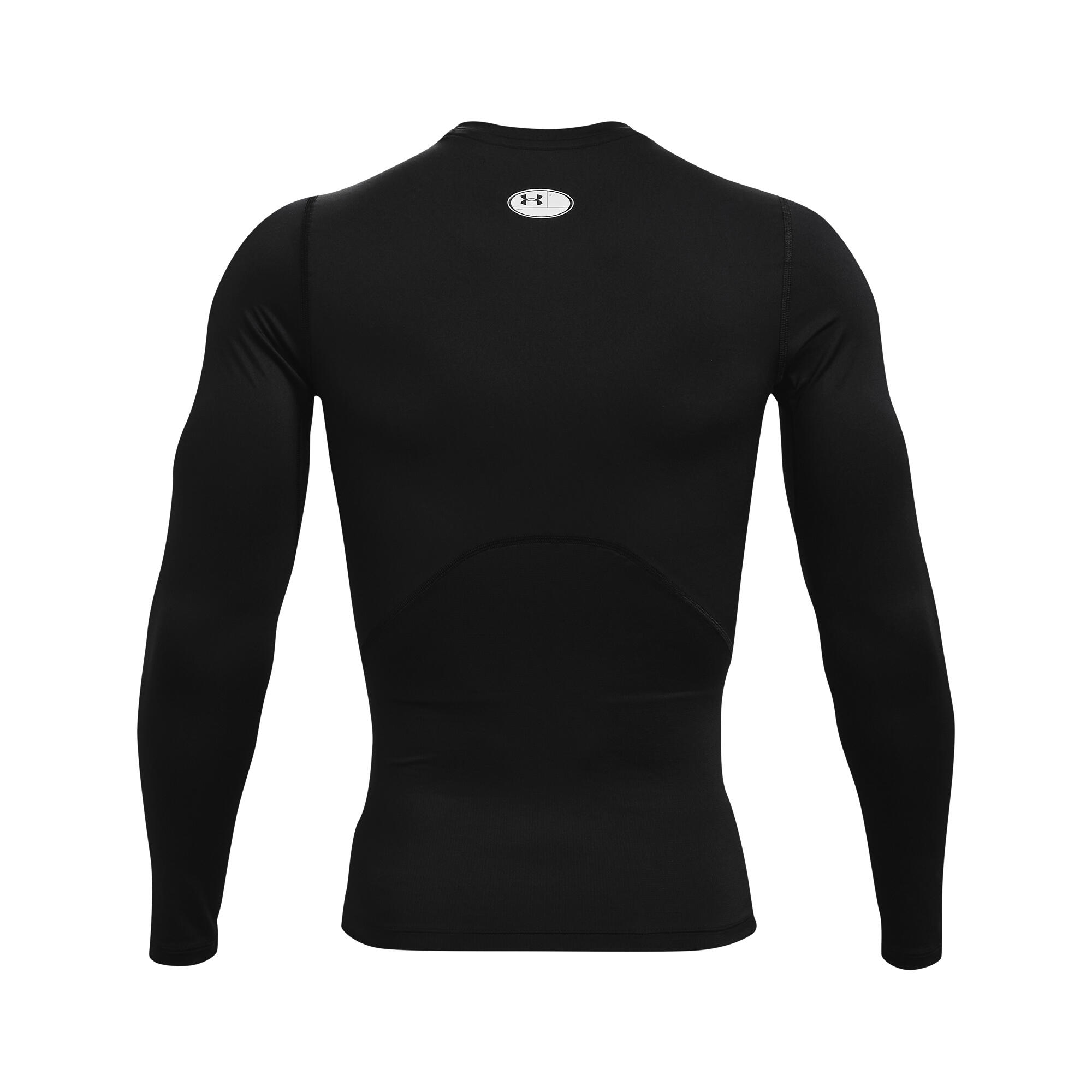 Camicetta Under Armour Heatgear Armour Long Sleeve, Nero, Uomini 7/7