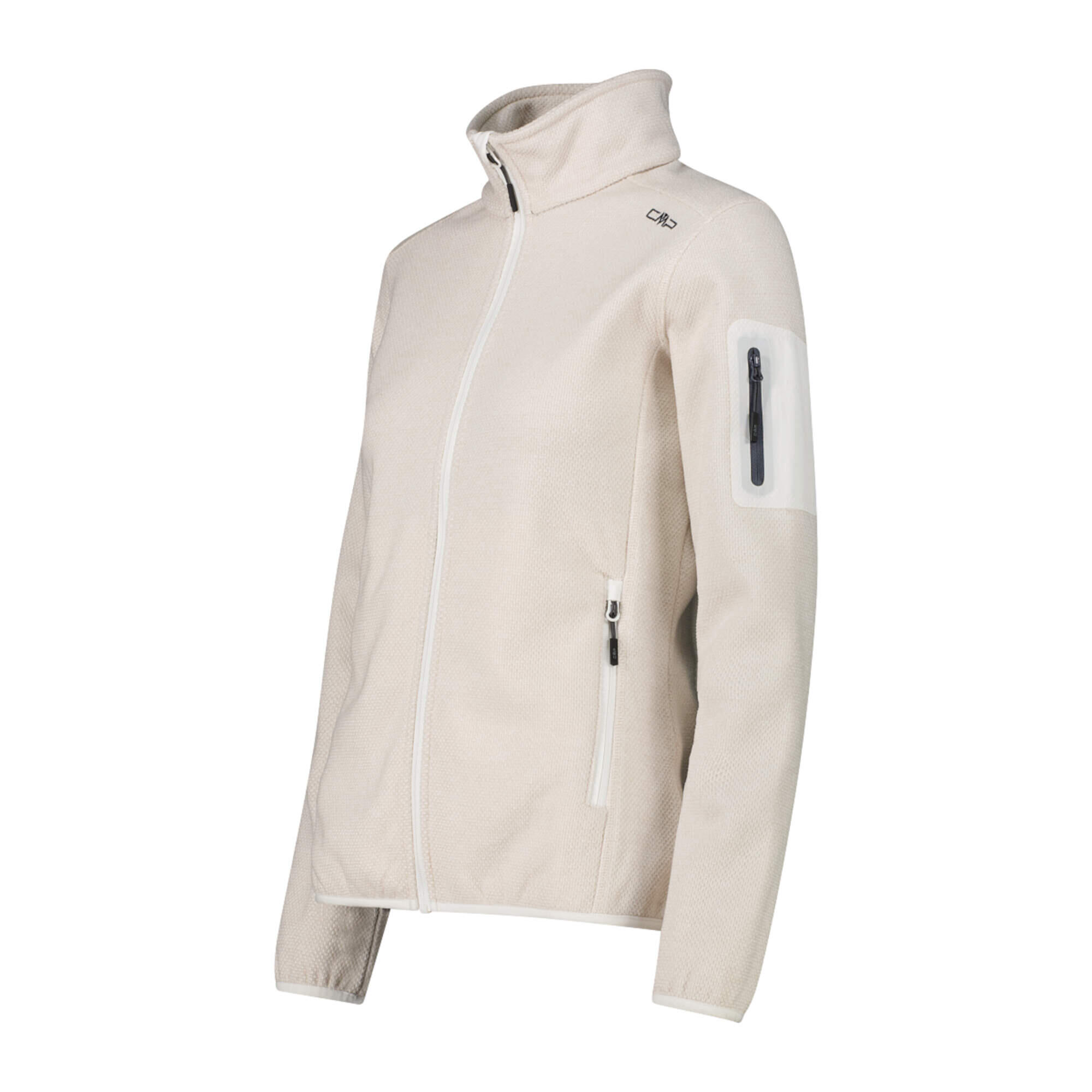 Polaires Et Pulls Femme - CMP W Fleece Jacket  - Gesso 3/5