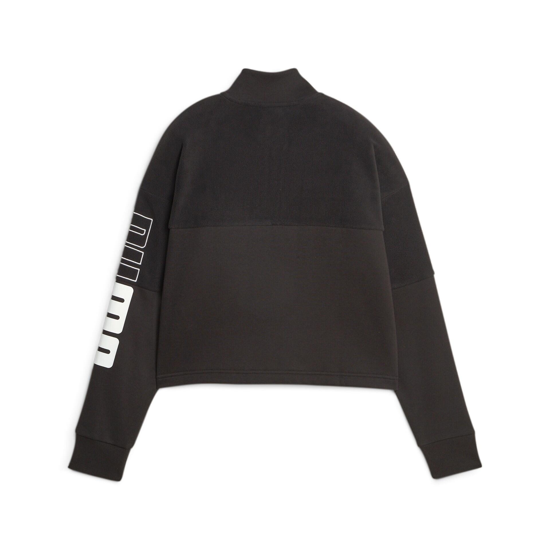 Puma Damen Pullover POWER Colorblock High Neck Crew Winterized 676027 4/5