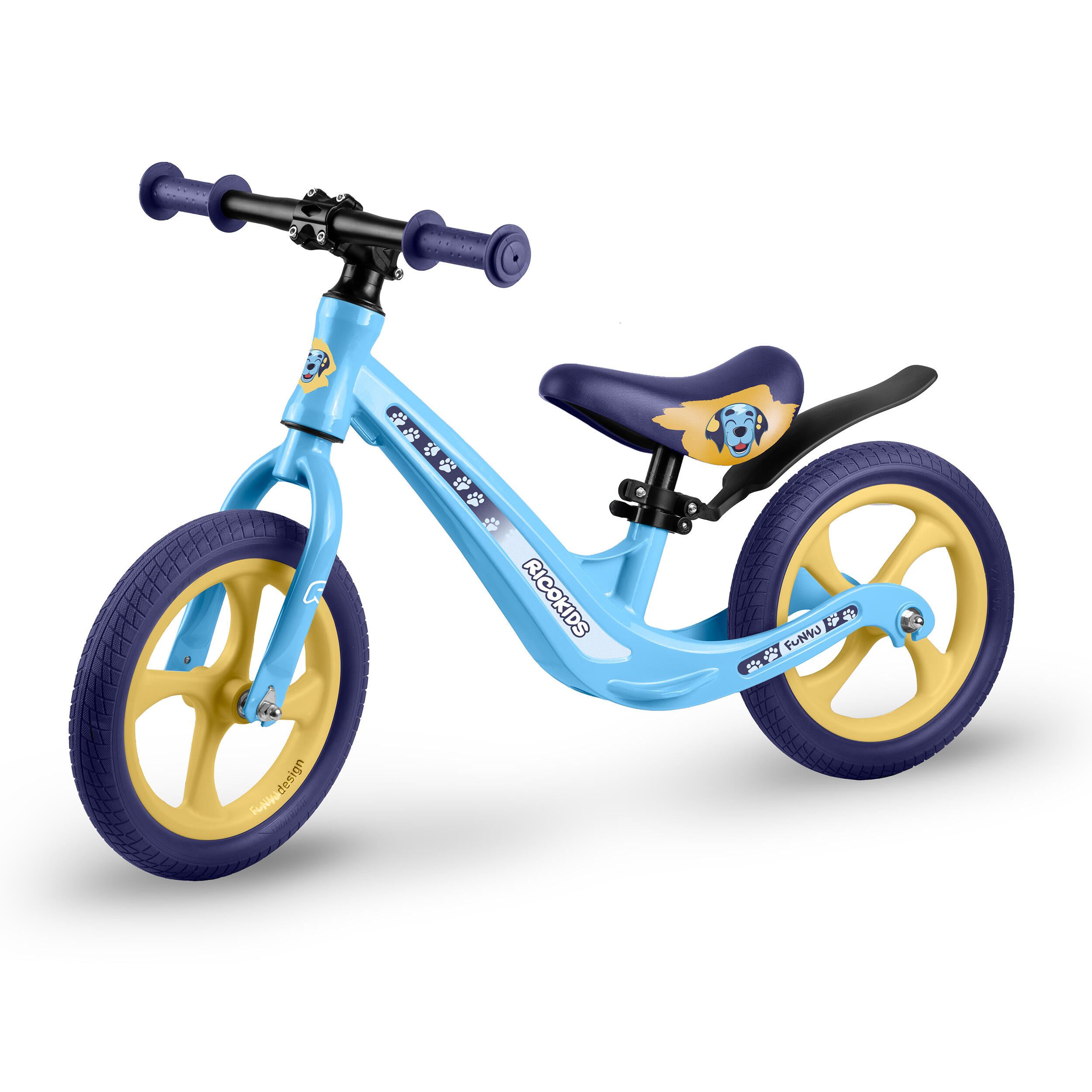Rowerek biegowy dla dzieci magnesium Ricokids Funnu