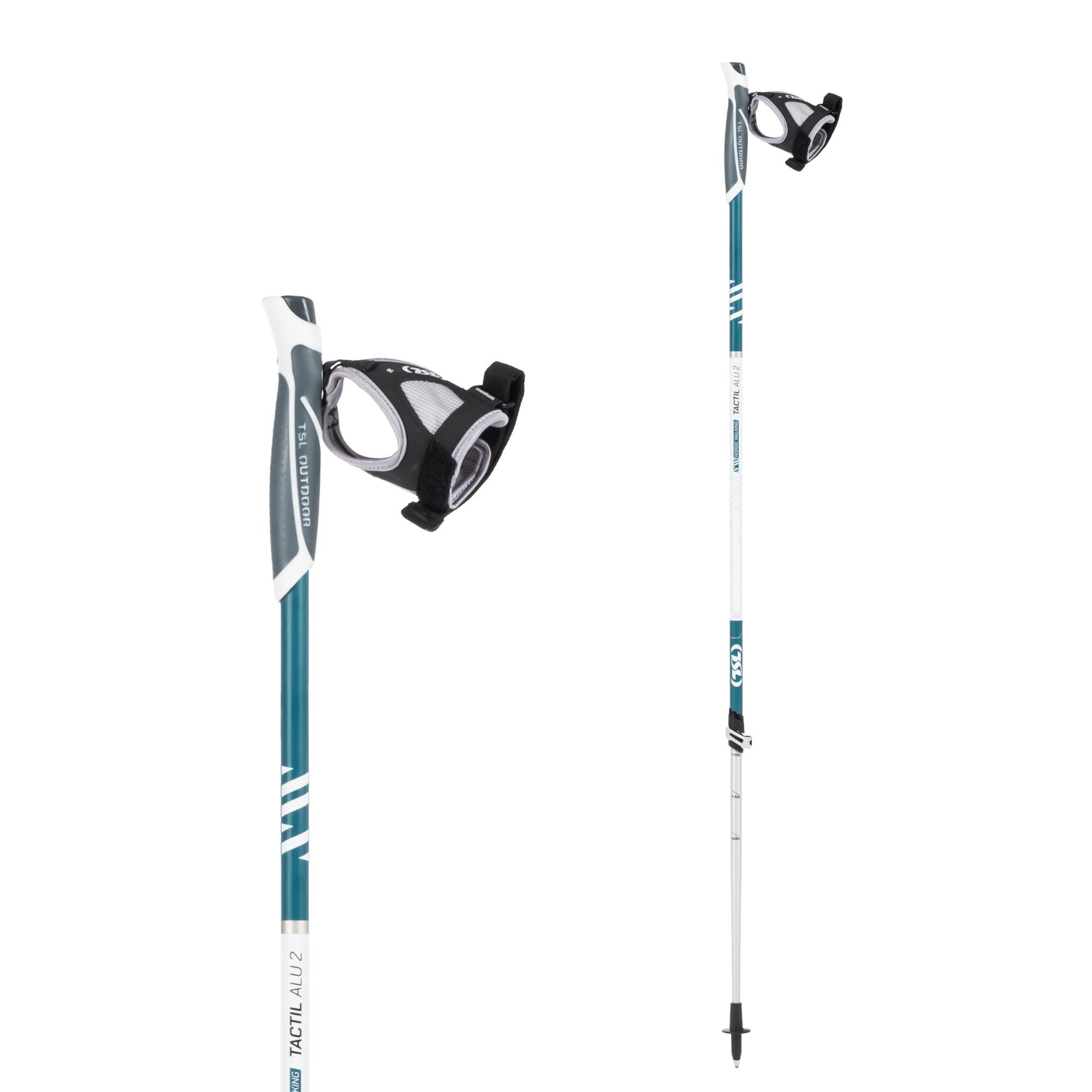 Bâtons de Marche nordique TSL - Télescopique - TACTIL ALU 2 Colvert 3/4