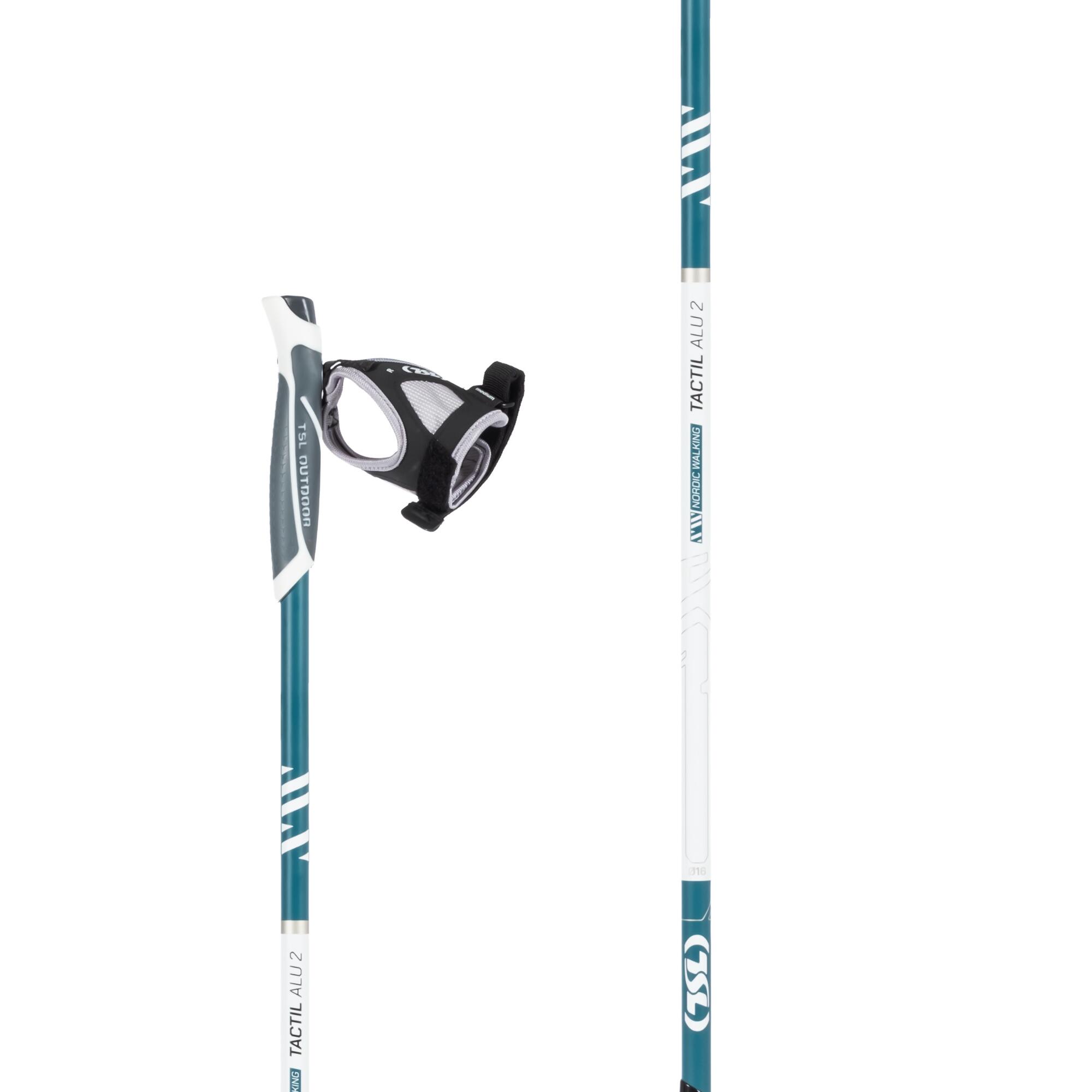Bâtons de Marche nordique TSL - Télescopique - TACTIL ALU 2 Colvert 2/4