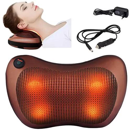 Fűtött Shiatsu masszírozó párna, 2 féle adapterrel, VG 2/7