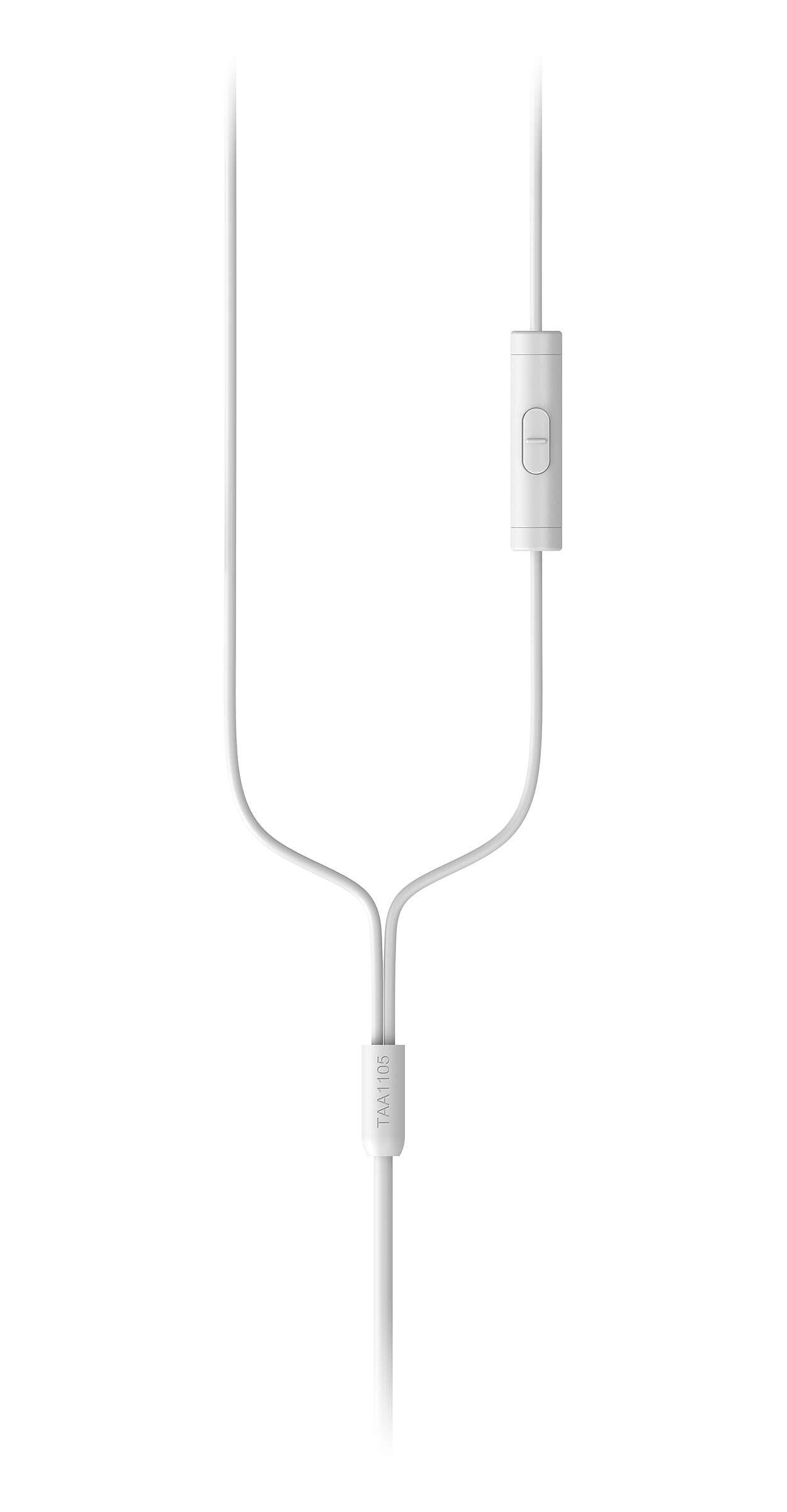 Sportkopfhörer TAA1105BK/00 Weiß 3/5
