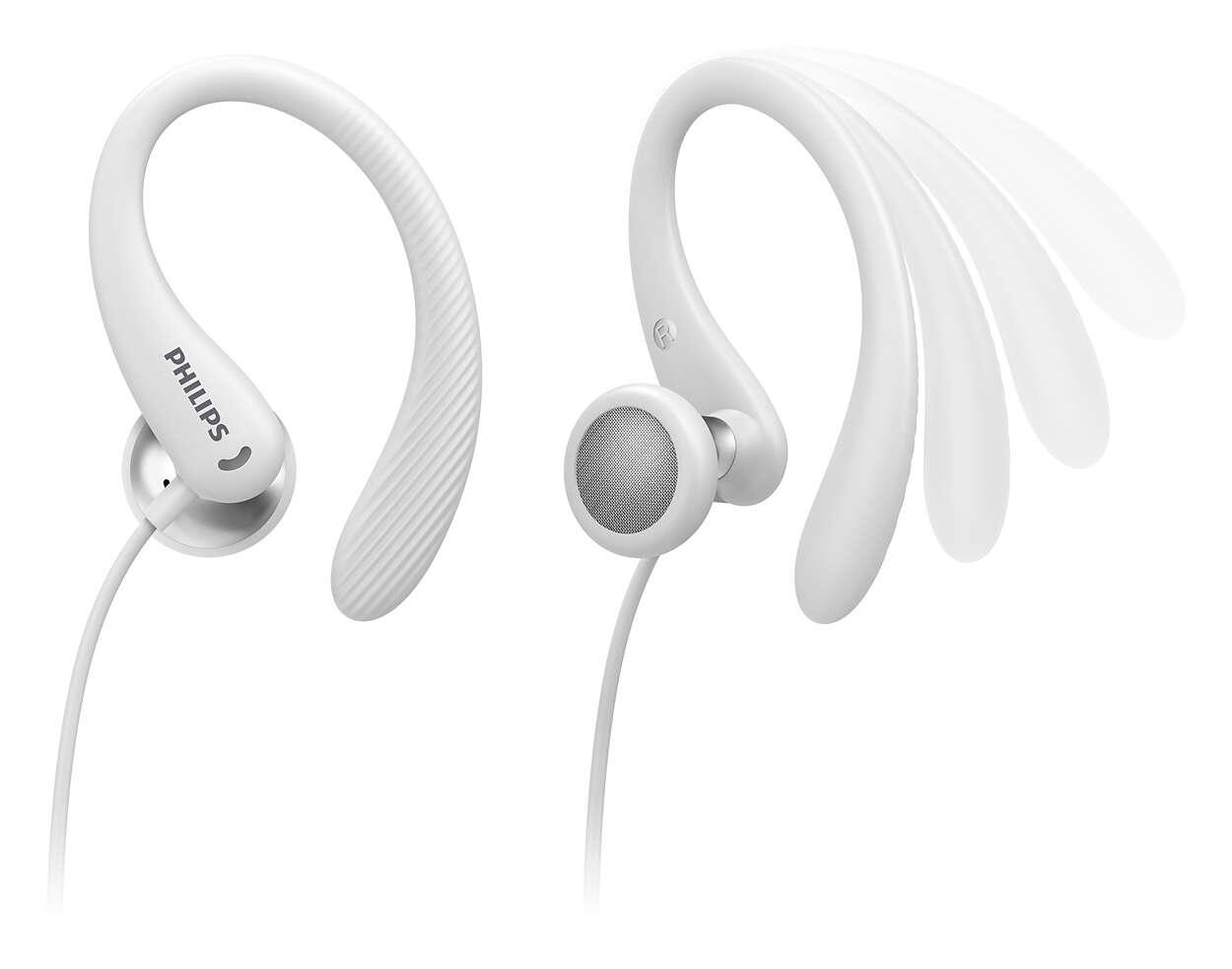 PHILIPS Auriculares desportivos TAA1105BK/00 Branco