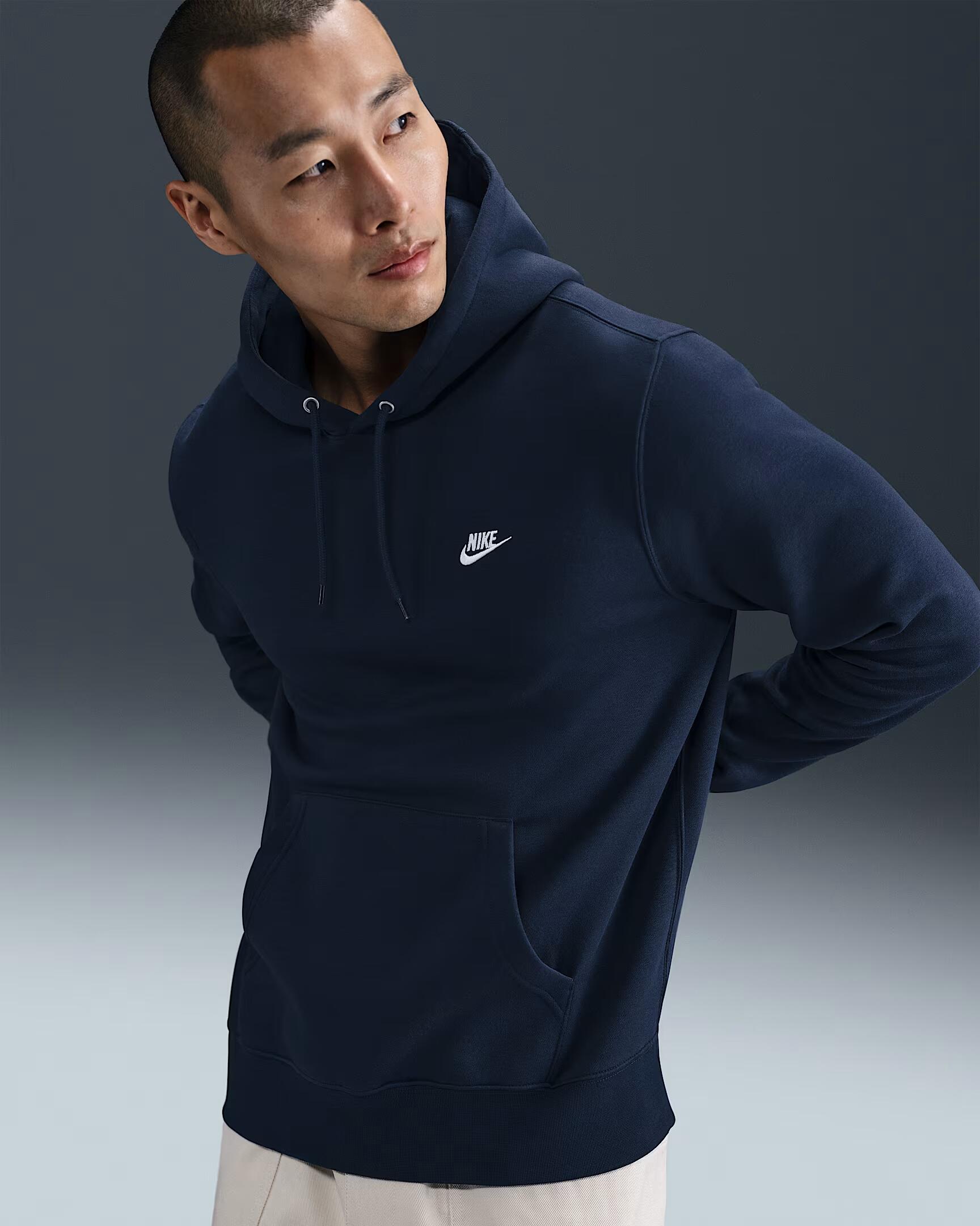 NIKE Nike Herren Kapuzenpullover Club BB PO Hoodie FN3859