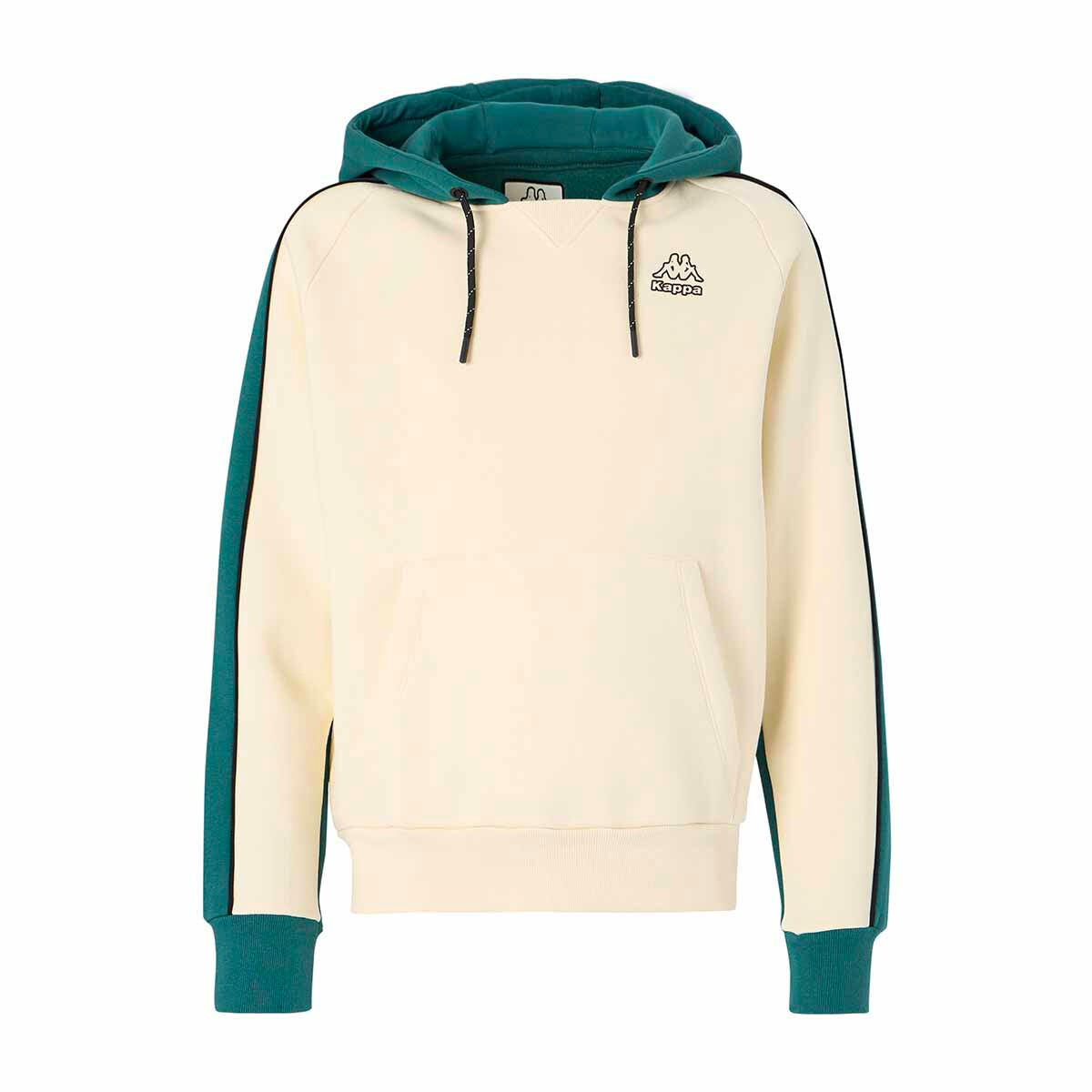 Hoodie manches longues homme Gippi blanc, vert 2/5