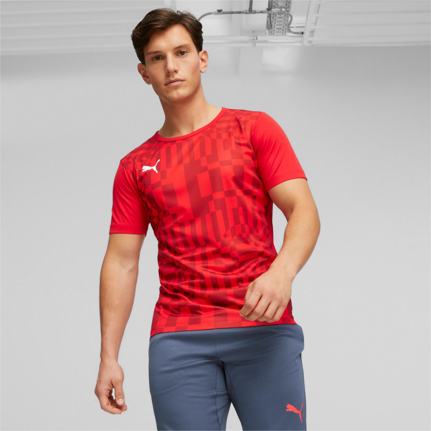 Puma Herren T-Shirt individualRISE Graphic Jersey 658614 2/7
