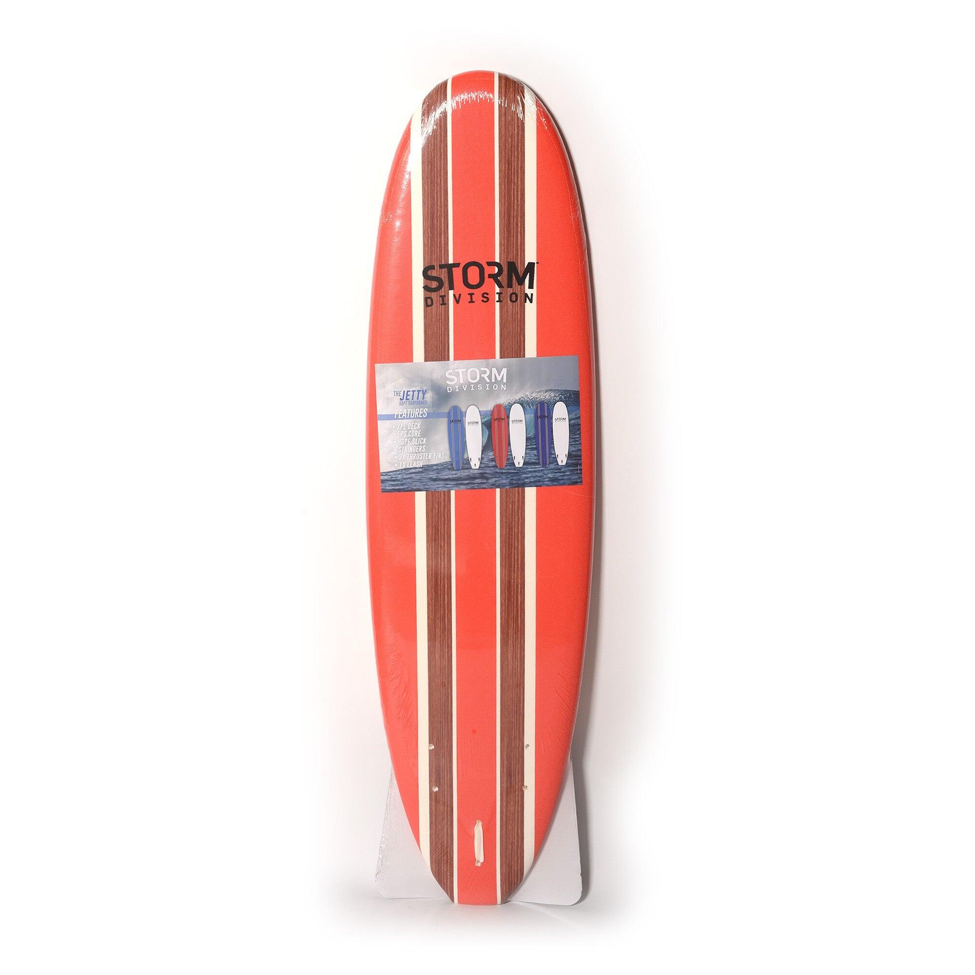 Storm - Storm Division - Jetty Softboard - Planche De Surf En Mousse - 6'2 - Red - Planche De Surf - Rouge - 6'2 - Decathlon