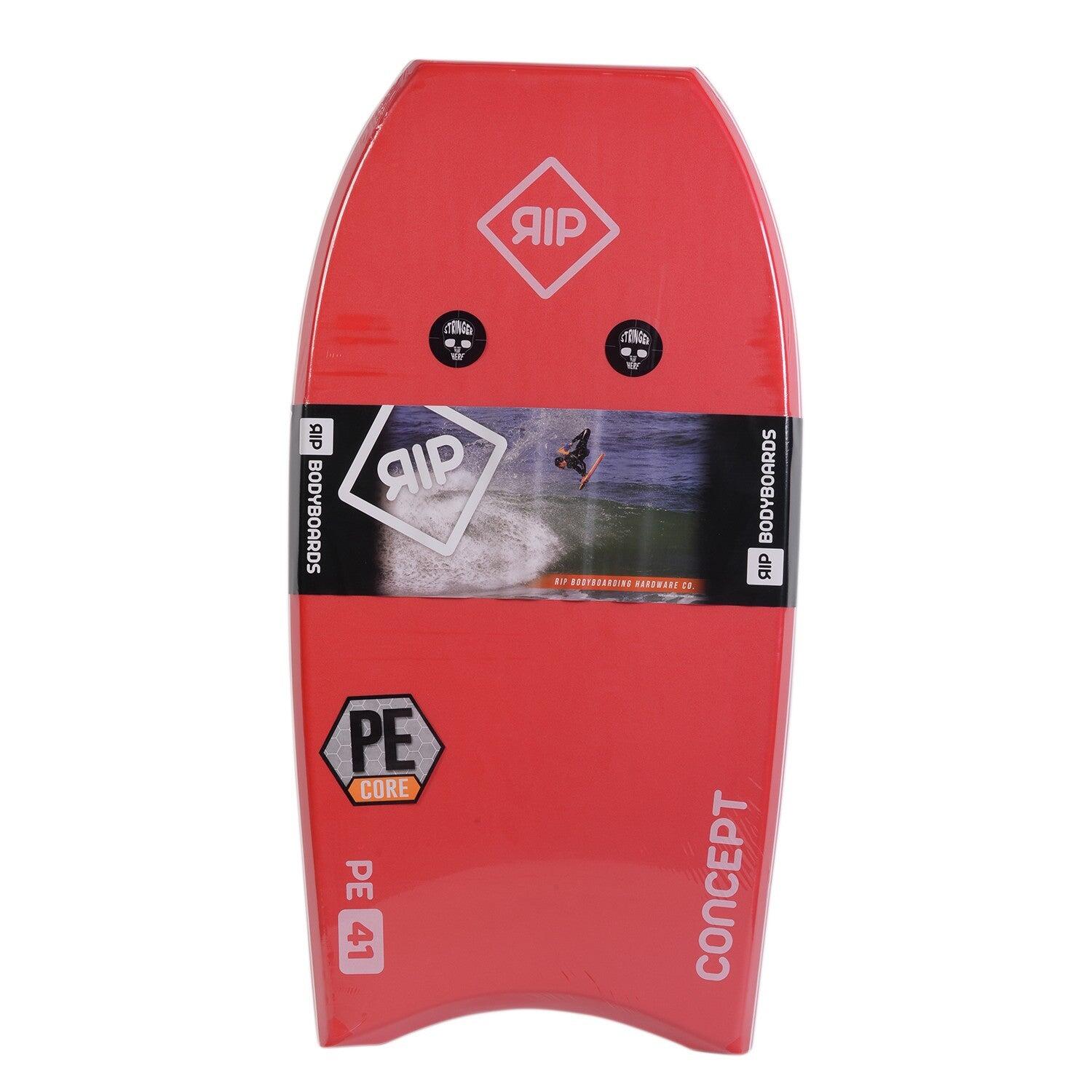 Rip - Rip Bodyboard - Concept (pe) Stringer - Red / White - Bodyboard - Blanc|rouge - Decathlon
